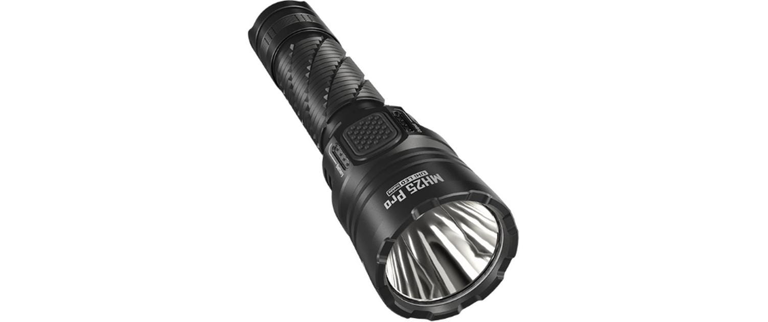 Nitecore Taschenlampe MH25 PRO – 3300 lm, 705 m, IP68, USB, 5300 mAh Akku – Schwarz