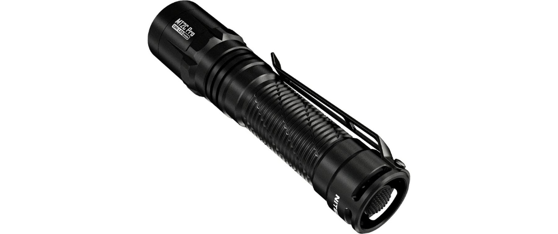Nitecore Taschenlampe MT2C PRO – 1800 lm, 520 m, IP68, USB, Akku 3600 mAh – Schwarz
