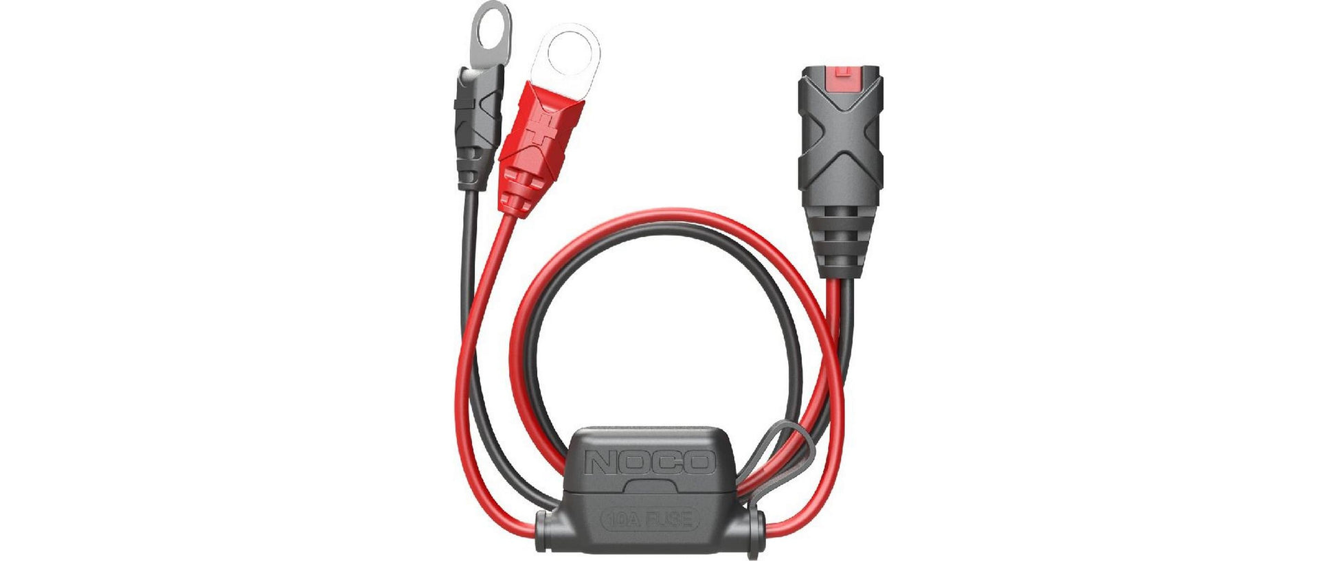 Noco Adapterkabel, Ringkabelschuh M10 – für Autobatterieladegerät – Rot