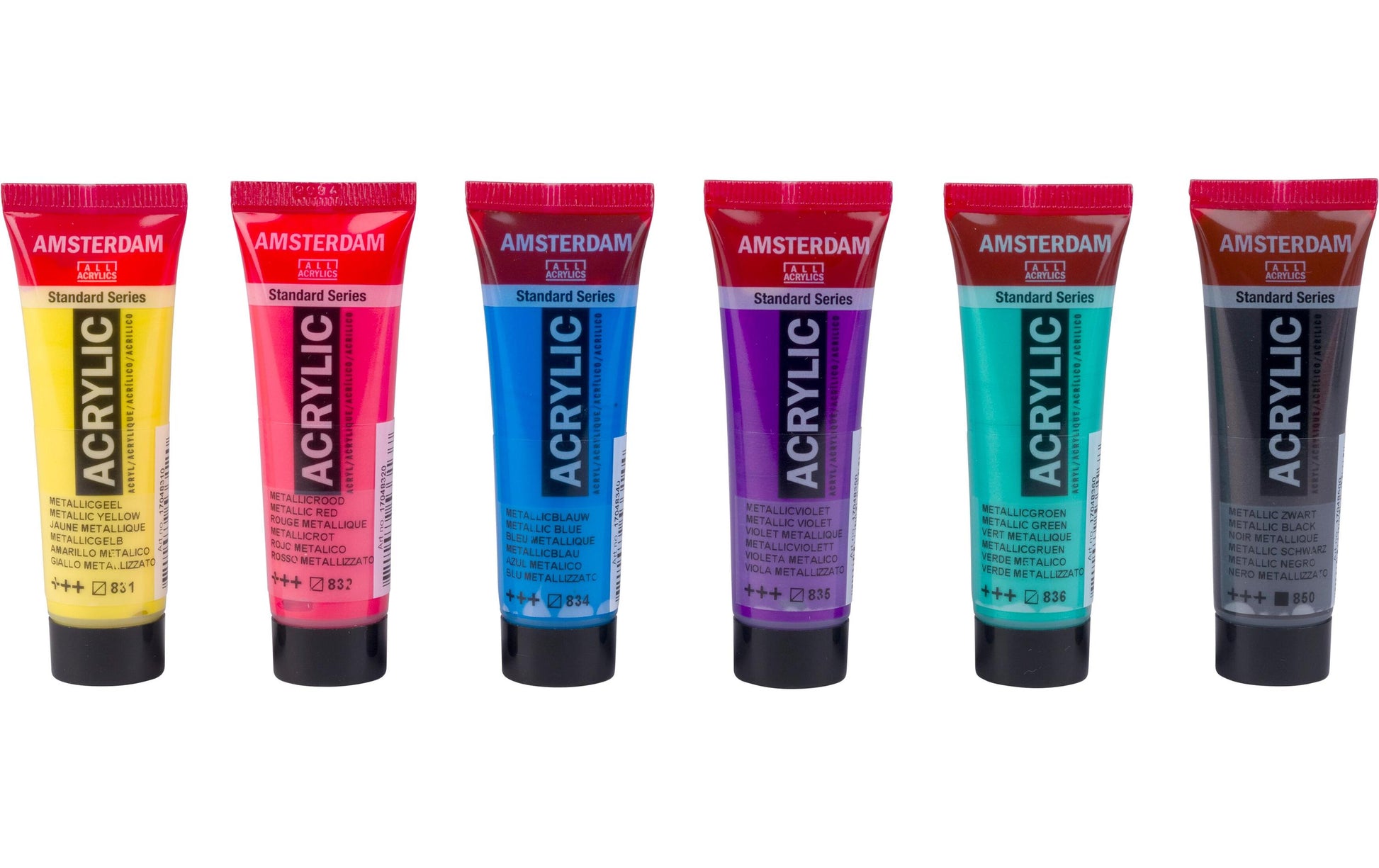 Amsterdam Acrylfarbe – Set – 6 Farben, 6 × 20 ml