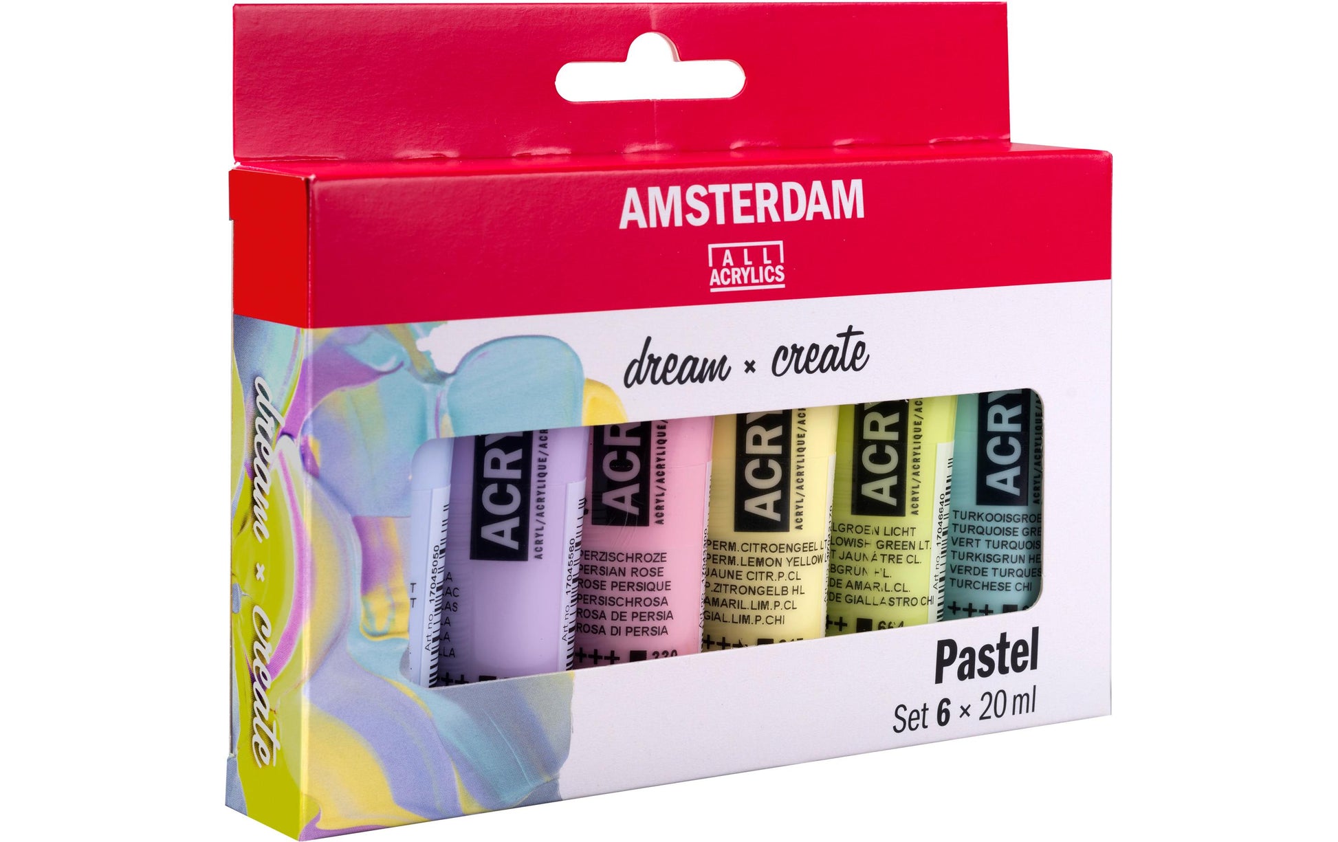 Amsterdam Acrylfarbe – Set – 6 Farben, 6 × 20 ml