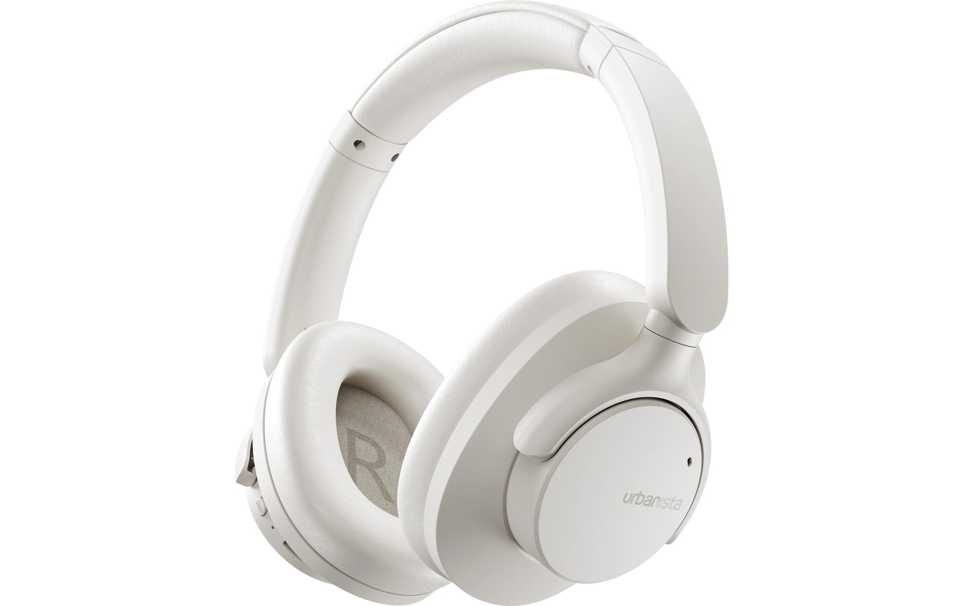 Urbanista Valencia On-Ear Kopfhörer – Kabel + BT, ANC, Weiss, BT 5.3