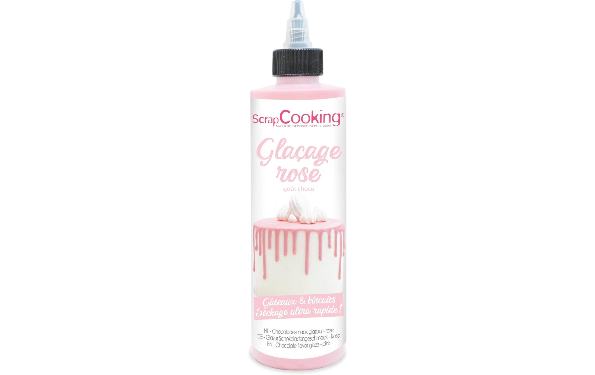 ScrapCooking Zuckerguss, Schokoladengeschmack, Tube – 130 g