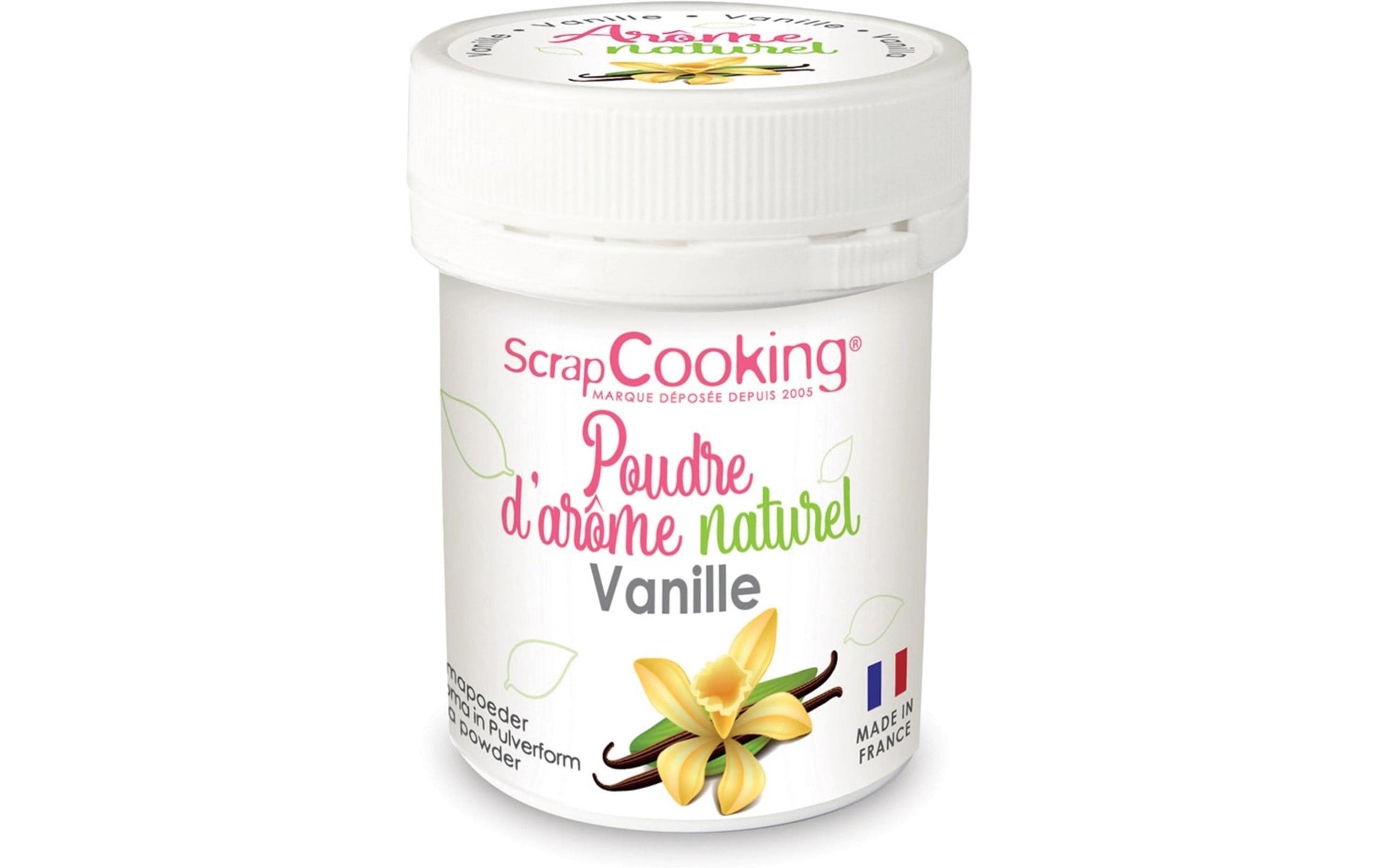 ScrapCooking Natürliches Vanille-Aroma Pulver – 15 g
