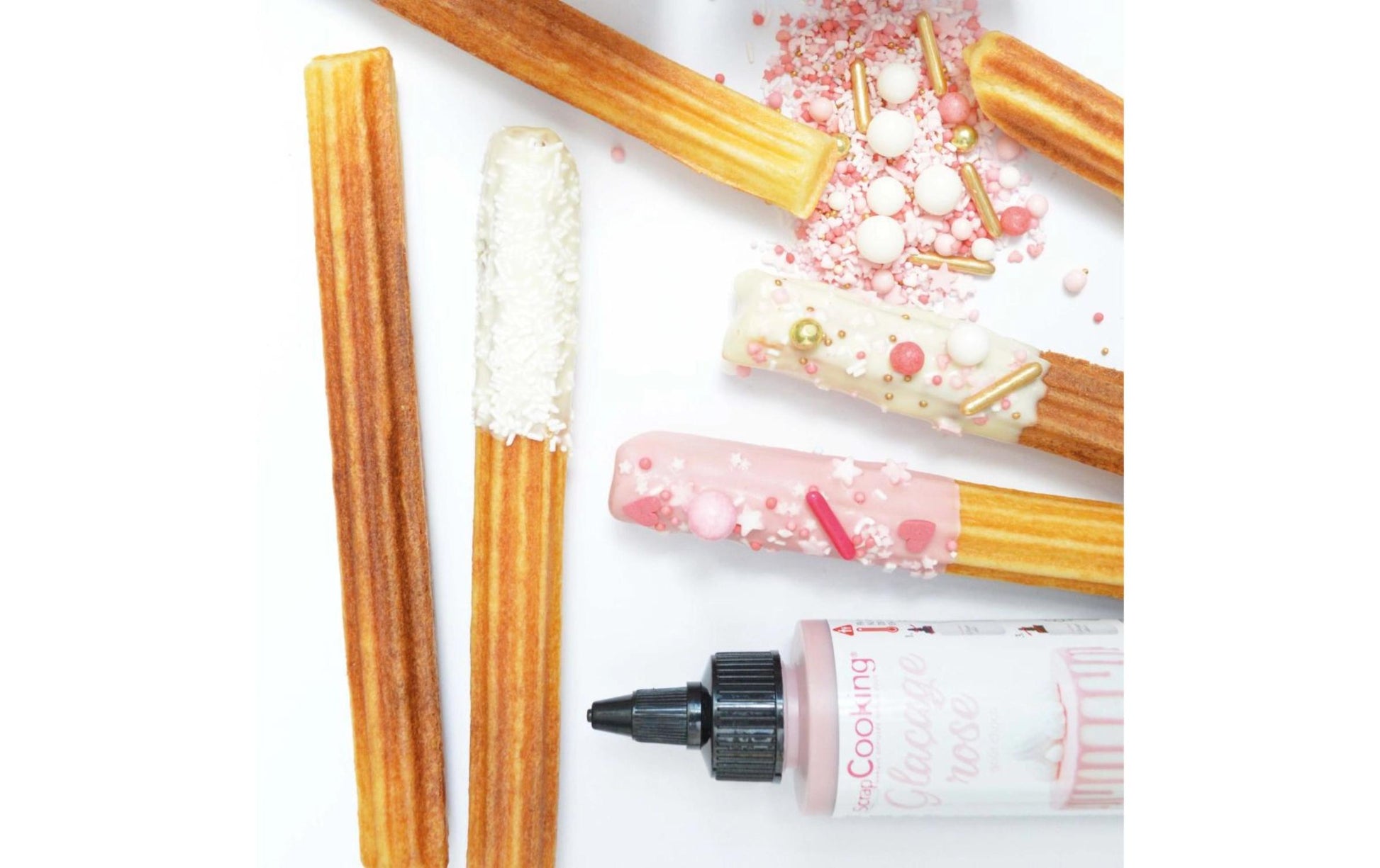 ScrapCooking Zuckerguss, Schokoladengeschmack, Tube – 130 g