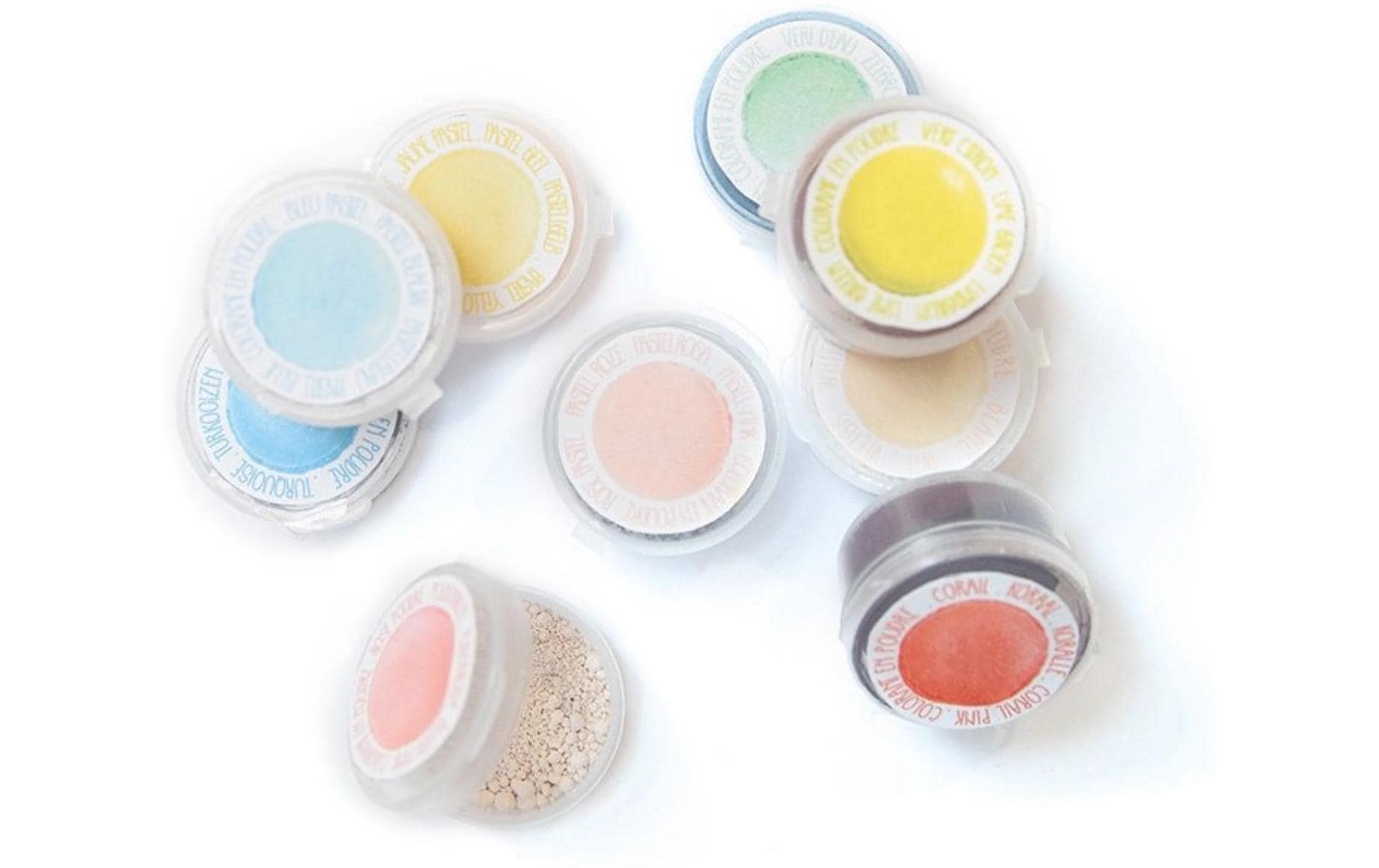 ScrapCooking Lebensmittelfarbstoffpulver – Pastell-Set – 160 g