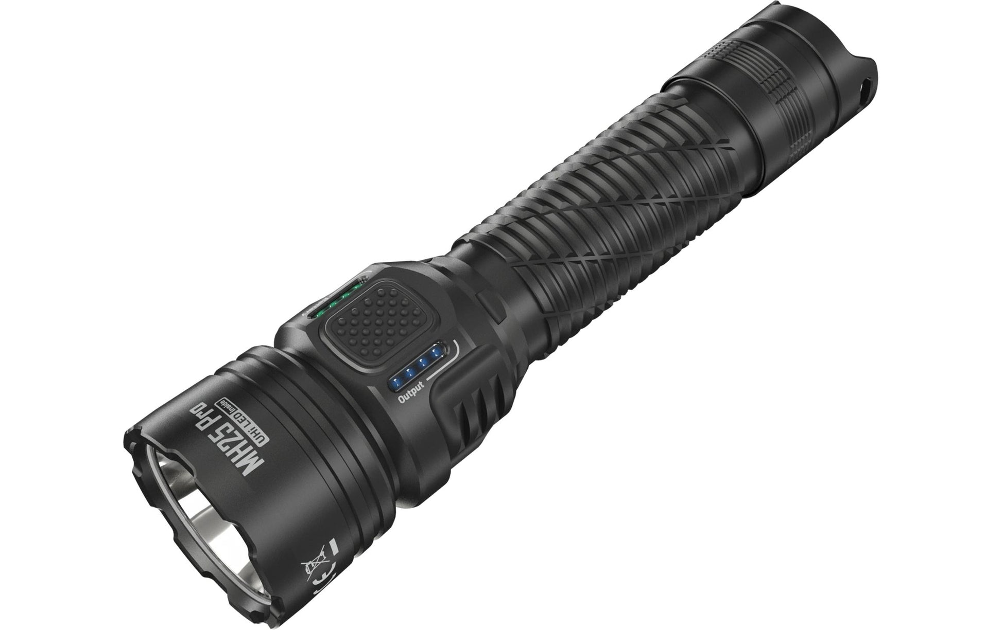 Nitecore Taschenlampe MH25 PRO – 3300 lm, 705 m, IP68, USB, 5300 mAh Akku – Schwarz
