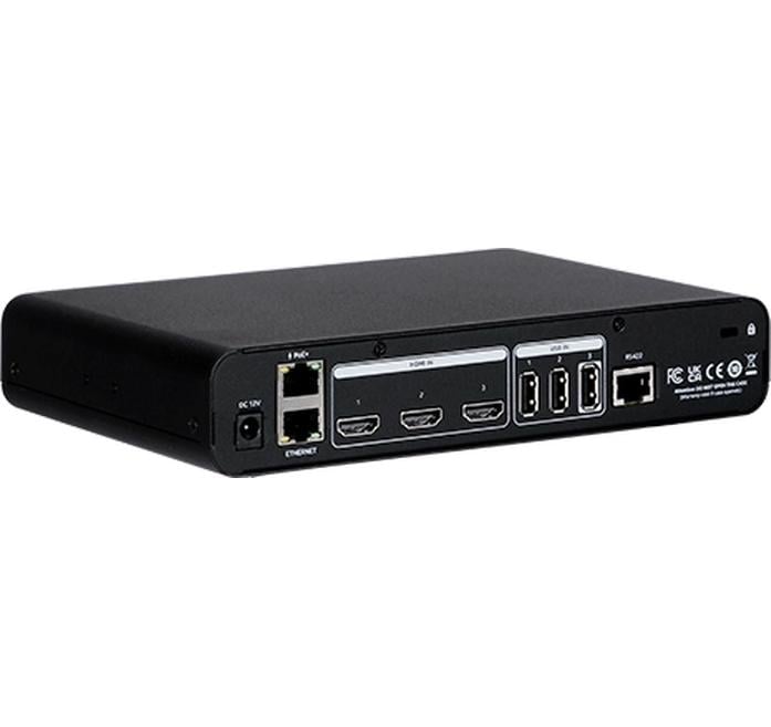 AVer MT300 – HDMI Matrix, 3× HDMI Eingang / 2× HDMI Ausgang, 4K@60 Hz, PoE, RS-232, 2× USB-B, Audioverfolgung, Schwarz