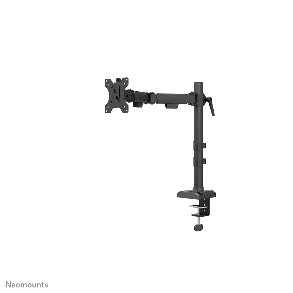 Neomounts DS60-600BL1 Monitorarm – NERO Single, Quick-Fix, Tischklemme
