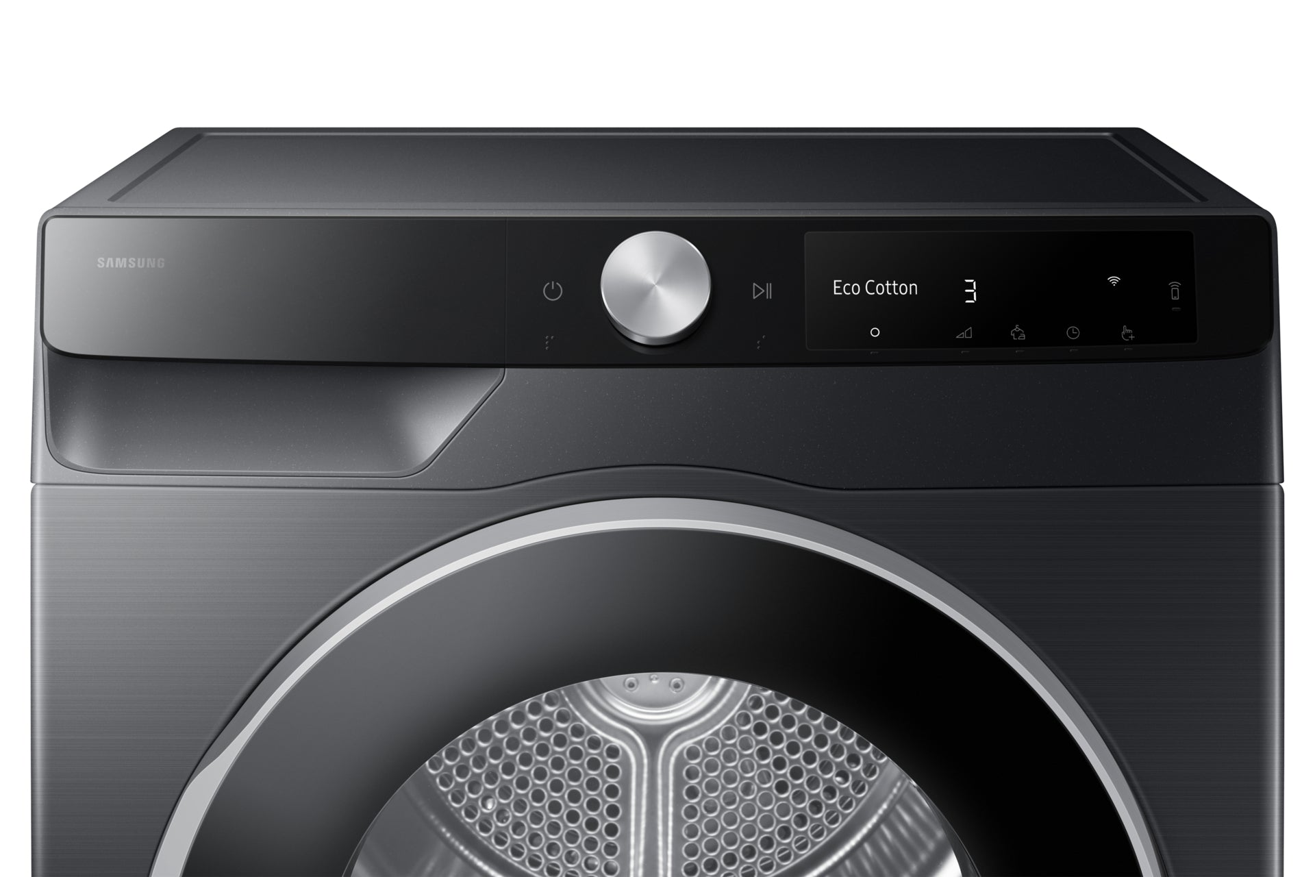 Samsung Wäschetrockner DV90DG6845LBU5 – Wärmepumpe, 9 kg, 60 × 85 × 60 cm, Schwarz
