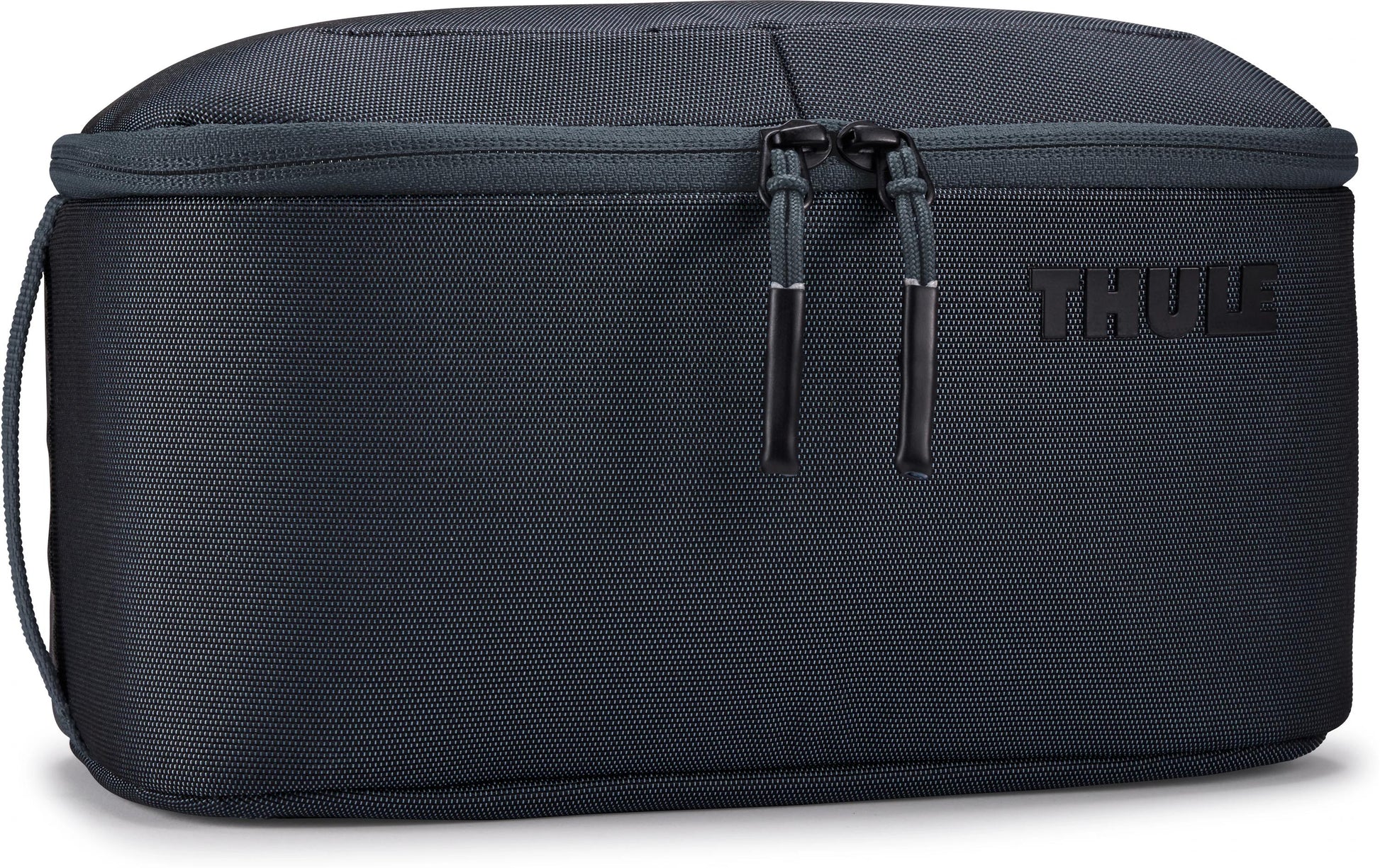 Thule Kulturbeutel Subterra 2 – bluesign, aufhängbar – 7 l – dunkelgrau – Polyester, TPU