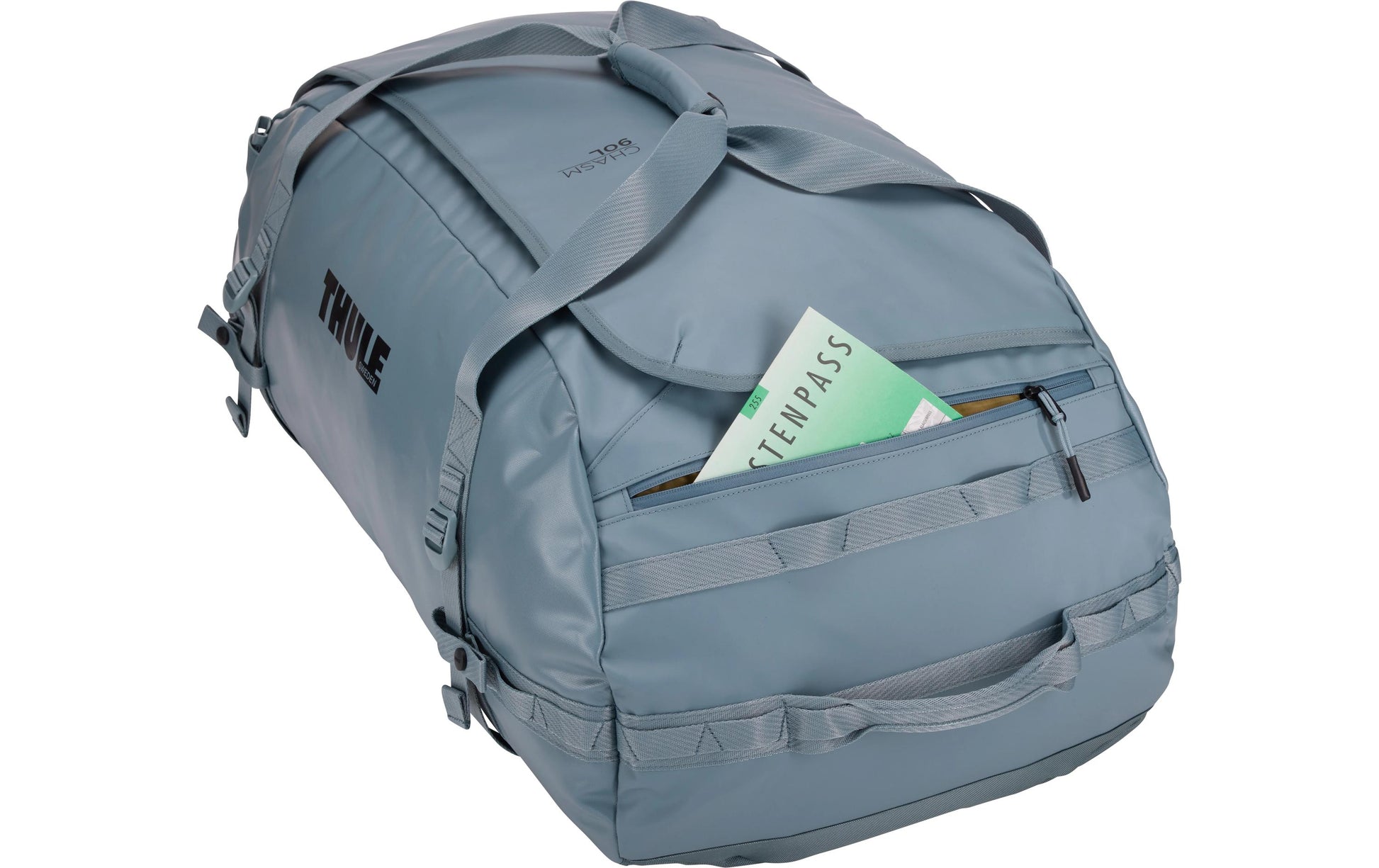 Thule Chasm – Reisetasche, 90 l, Polyester, Grau, 76,5 × 35 × 45 cm