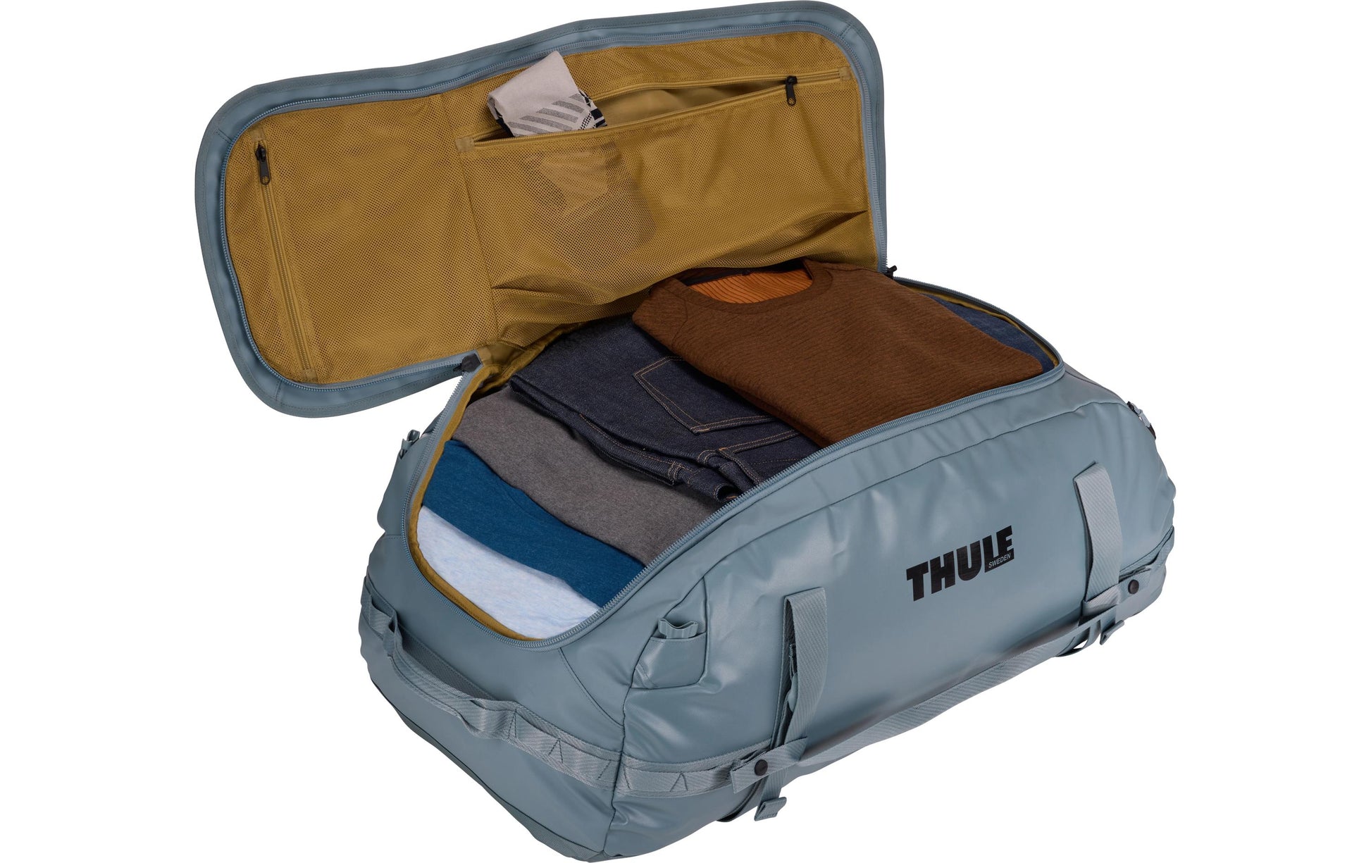 Thule Chasm – Reisetasche, 90 l, Polyester, Grau, 76,5 × 35 × 45 cm