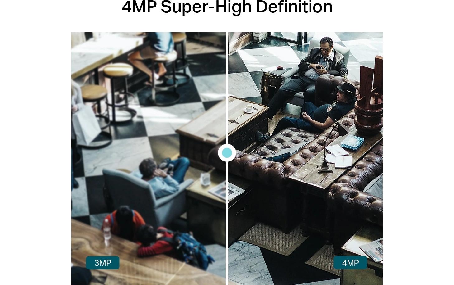 TP-Link Dome-Netzwerk-Kamera – 4 MP, 2,8 mm Festobjektiv