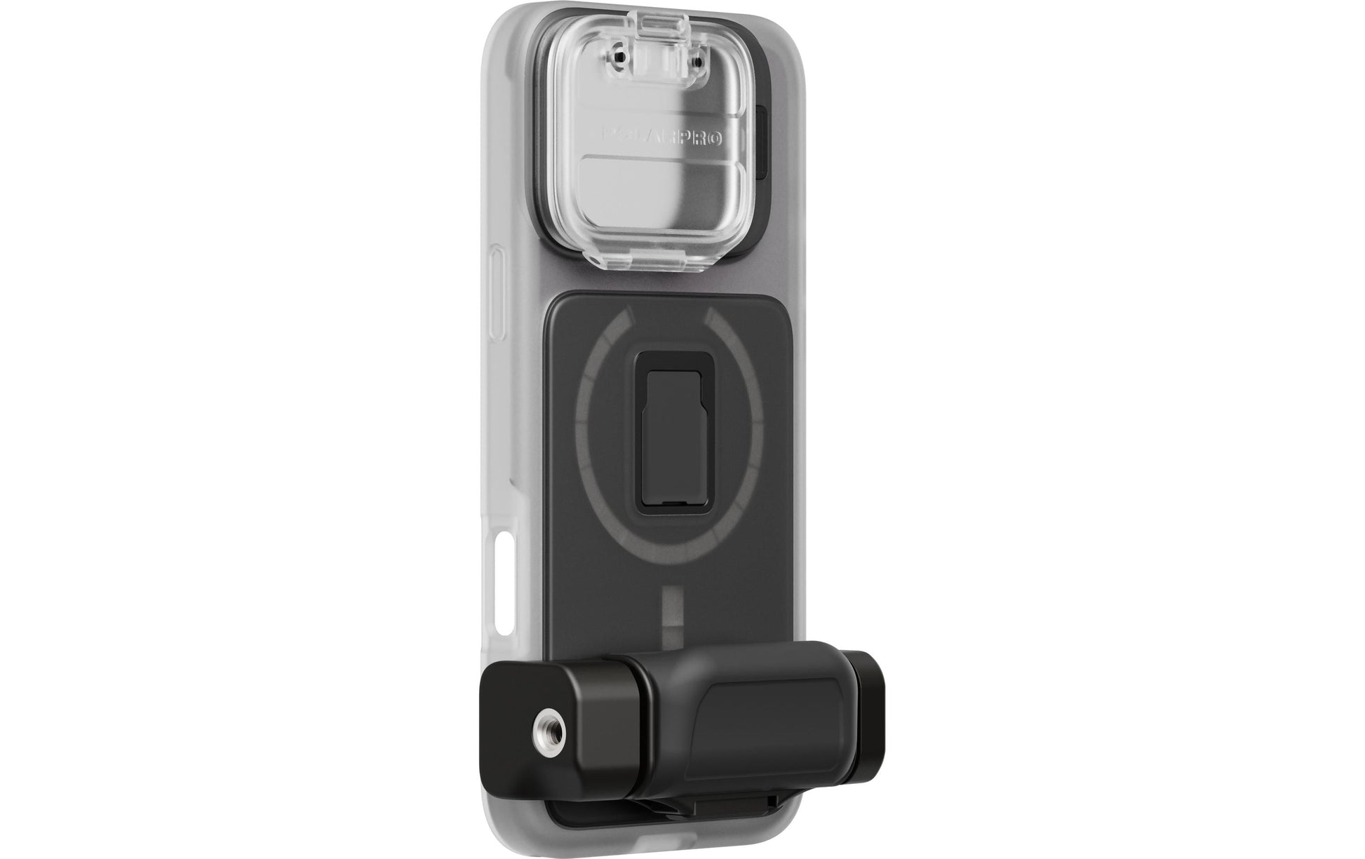 PolarPro Backcover – für Apple iPhone 16 Pro Max – transparent – MagSafe-kompatibel, mit Kordel