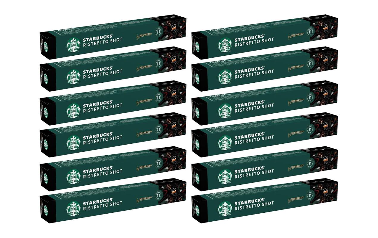 Starbucks Ristretto Shot – Kapseln für Nespresso – Dunkel, 120 Kapseln