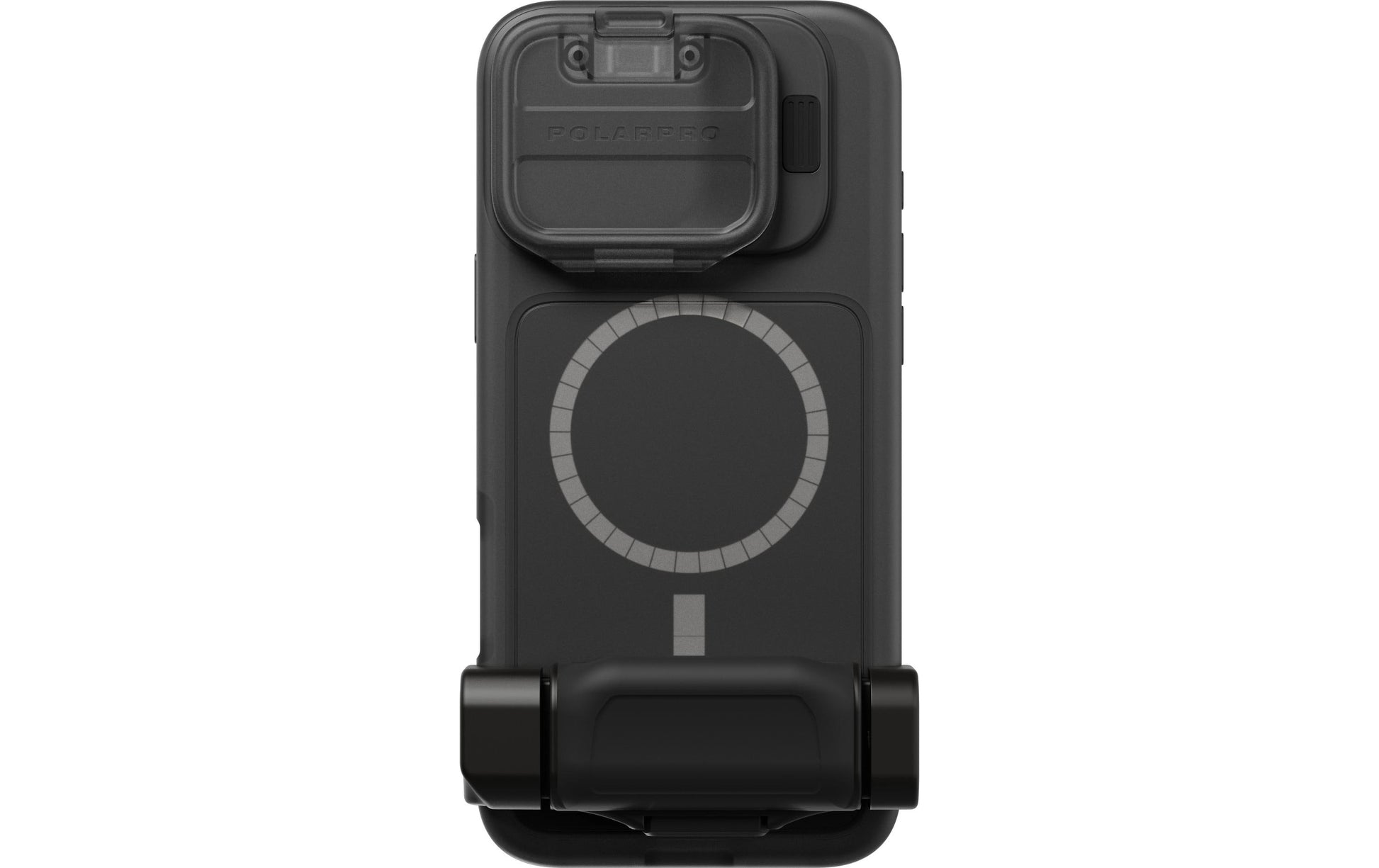 PolarPro BaseCase IP16 MAX MagSafe – für iPhone 16 Pro Max, Schwarz, Nylon/PU, mit Trageschlaufe