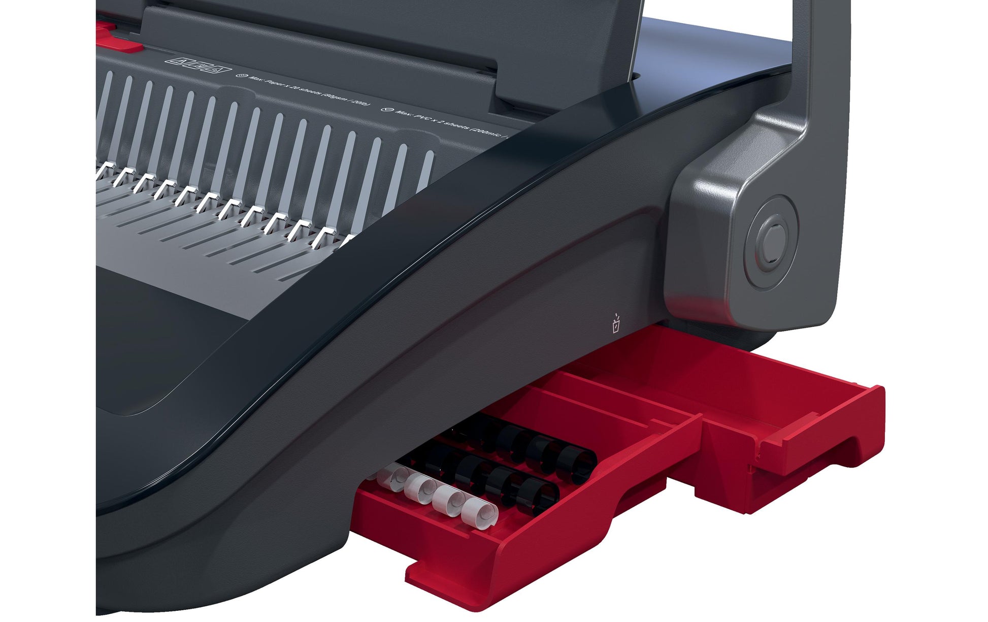 GBC CombBind CB20 Bindegerät – Plastikbindung, für 21-Loch, A4, bis 20 Blatt