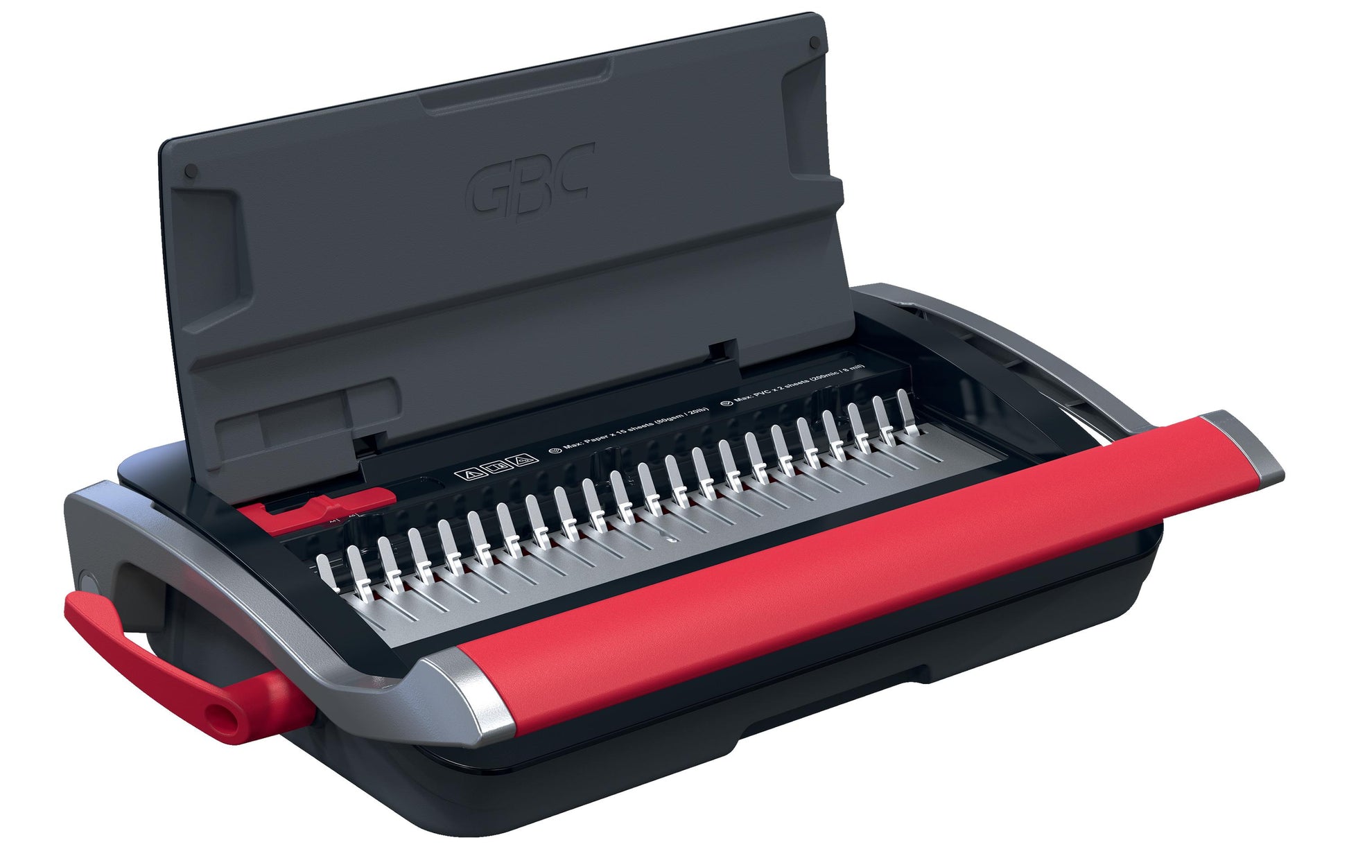 GBC CombBind CB15 Stanz- und Bindemaschine – Plastikbindung, für 21-Loch, A4, bis 15 Blatt