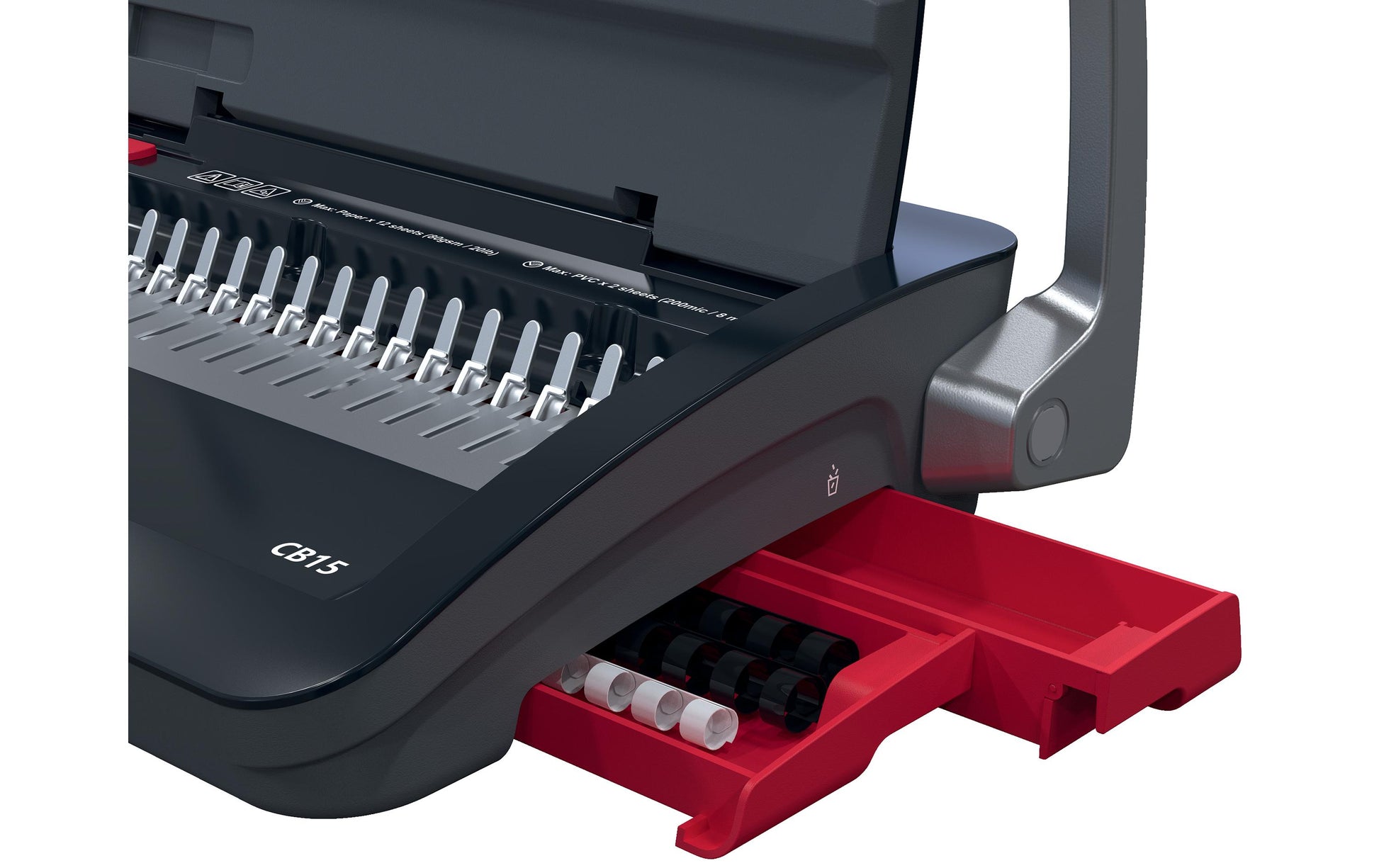 GBC CombBind CB15 Stanz- und Bindemaschine – Plastikbindung, für 21-Loch, A4, bis 15 Blatt