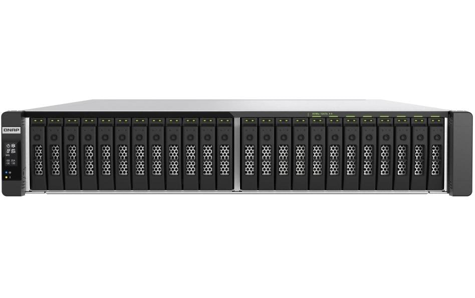 QNAP TDS-h TDS-h2489FU-R2-4314-128G Speichergerät – 1 TB, SATA, 24 Laufwerksschächte