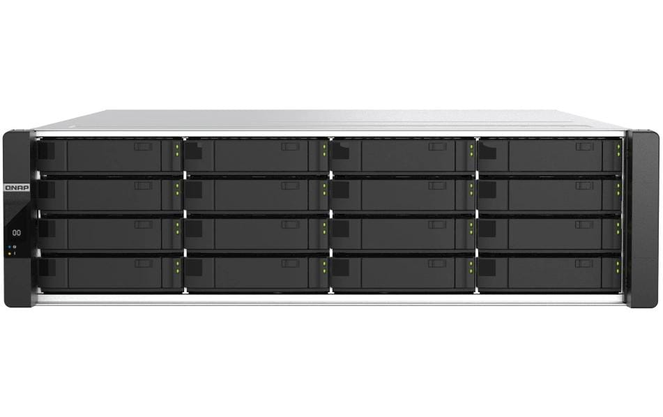 QNAP ES1686dc R2-2142IT-128G Speichergerät – 512 GB, 7× 1 Gbit/s RJ‑45, Hot-Swap-Unterstützung