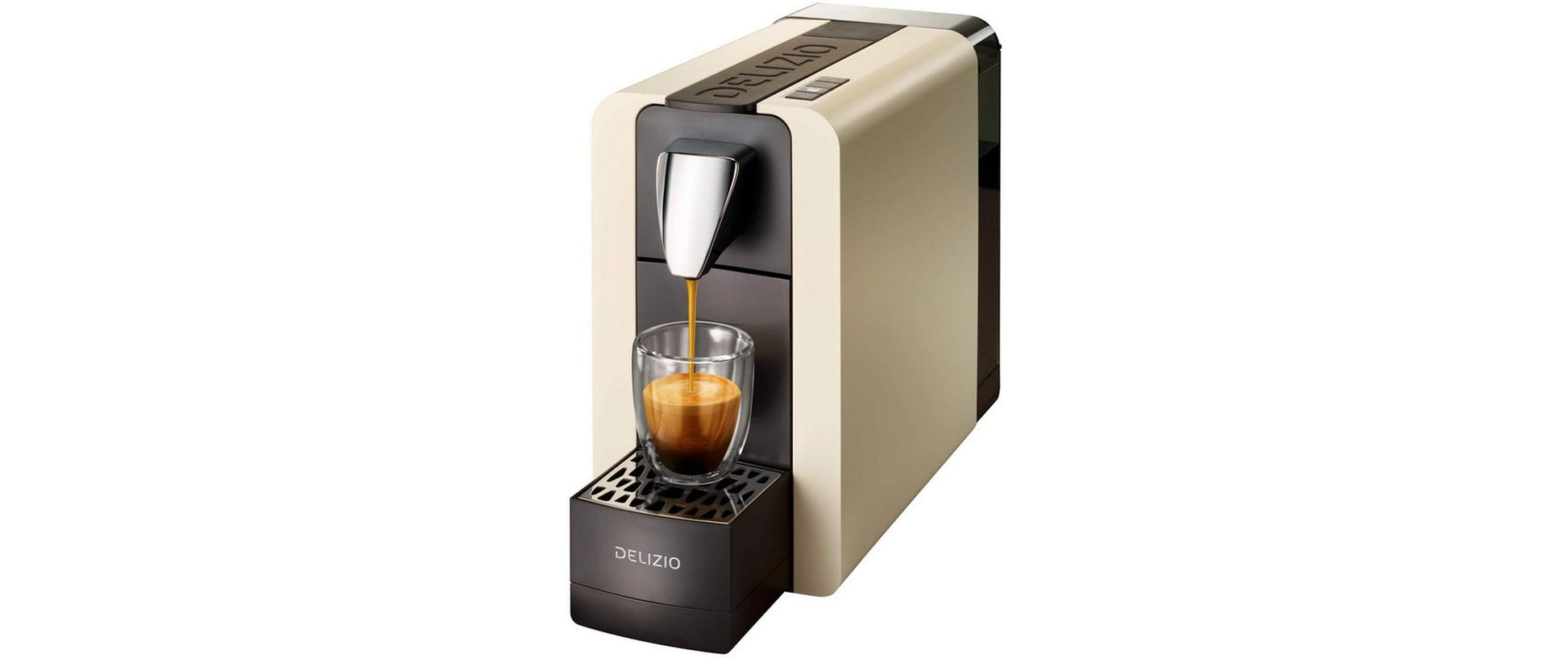 Delizio Kapselmaschine – für Delizio-Kapseln, 19 bar, 1,1 l, Crème