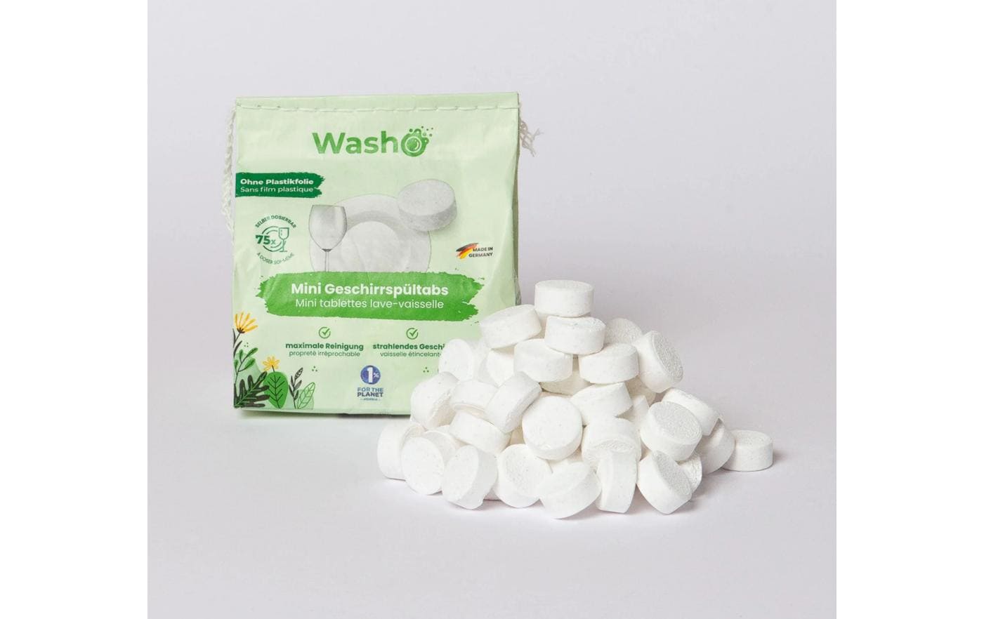 Washo Spülmaschinentabs – 75 Tabs