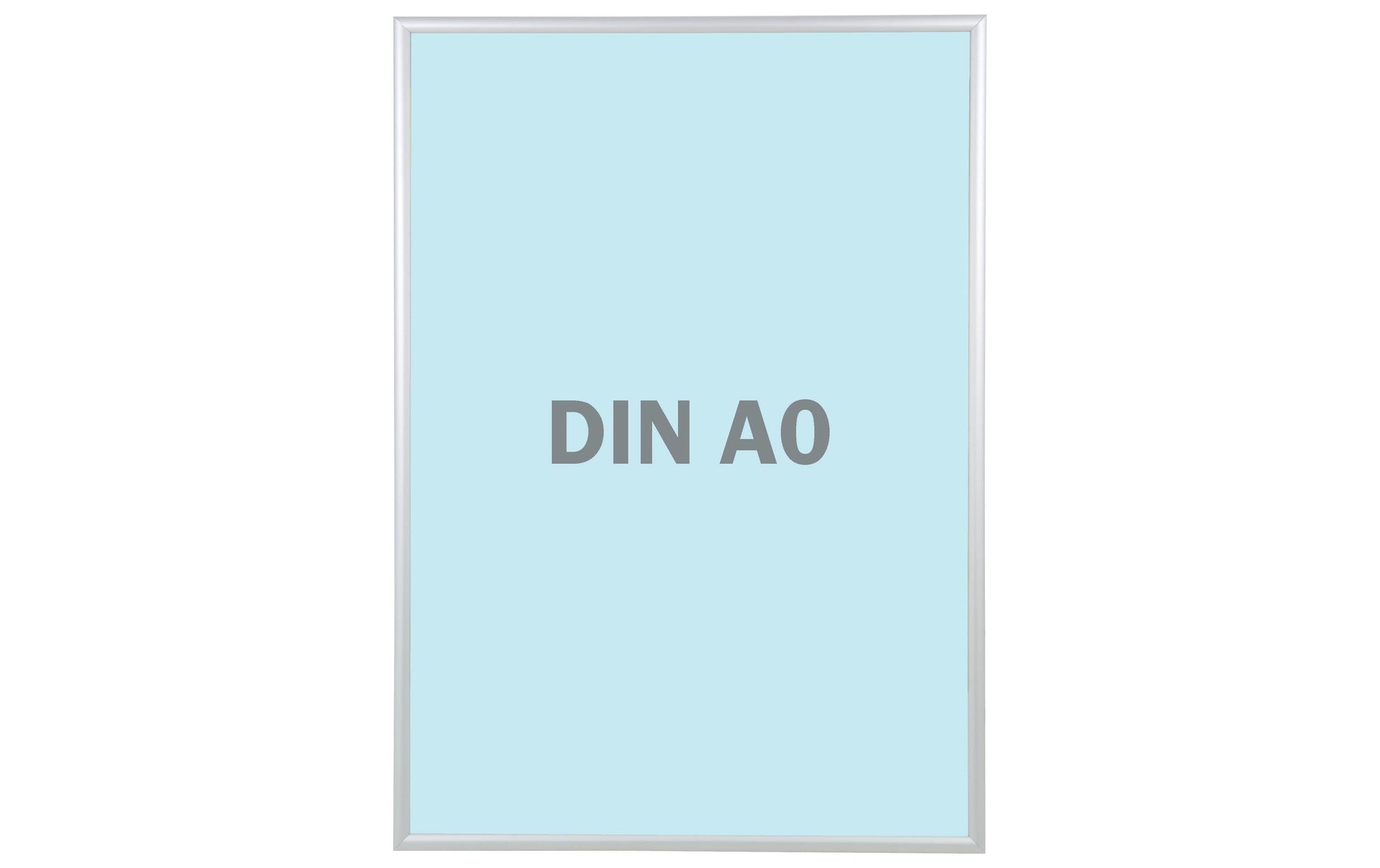 Franken Wechselrahmen Outdoor – silber, selbstklebend, für A0