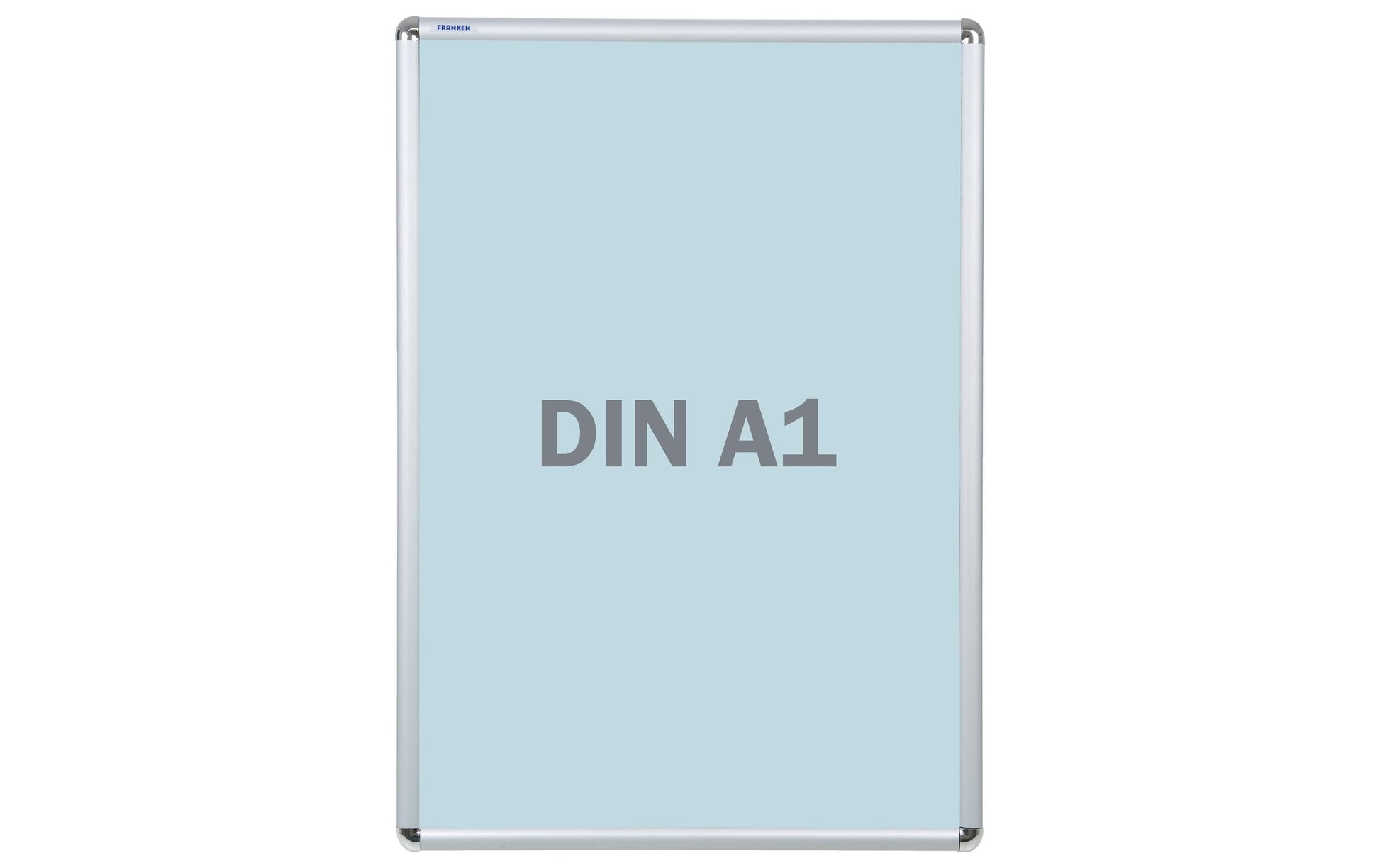 Franken Wechselrahmen – 624 × 871 mm, silber, Aluminium, für Innenbereich