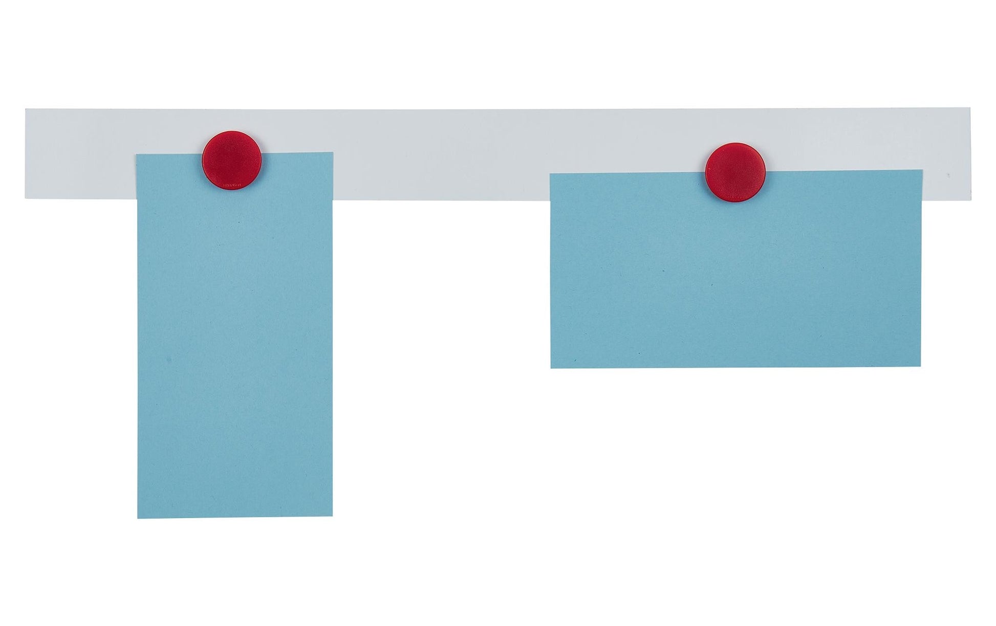 Franken Magnethaftleiste – selbstklebend, 50 × 500 mm, 1 Stk., weiss