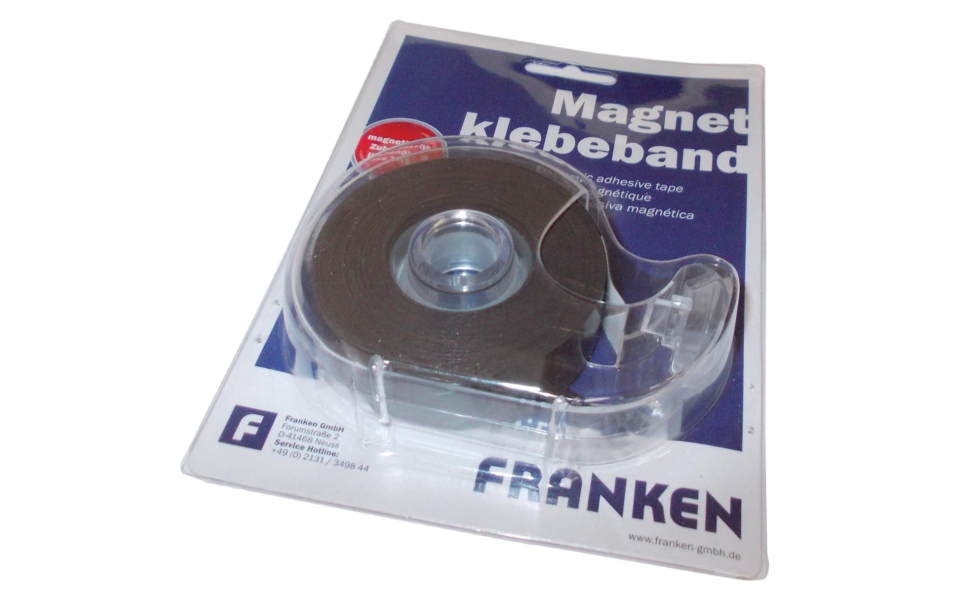 Franken Magnetband – Schwarz, selbstklebend – 19 mm × 8 m