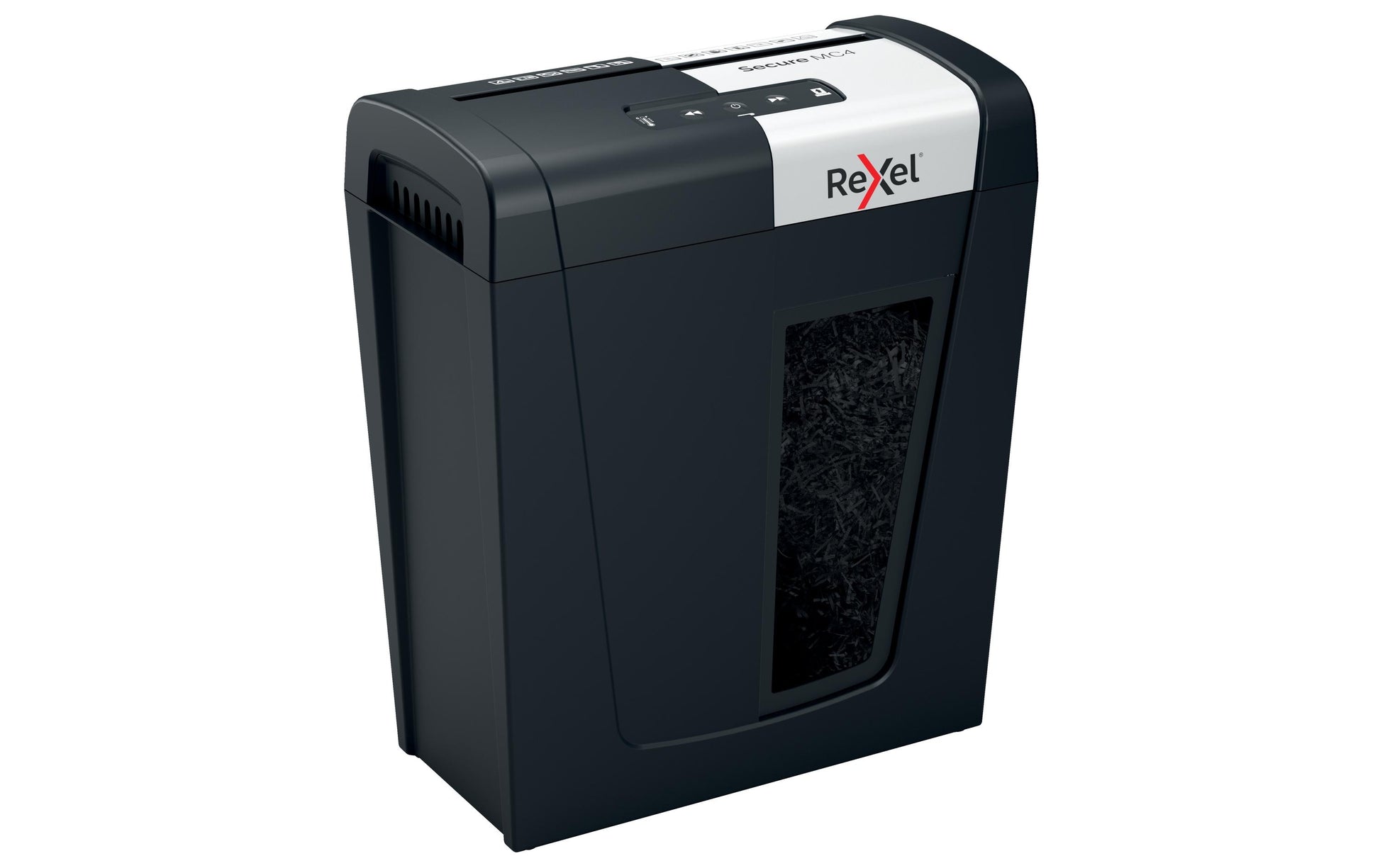 Rexel Secure MC4 – Aktenvernichter, DIN P-5, Mikroschnitt 2 × 15 mm, 4 Blatt, 14 l, A4