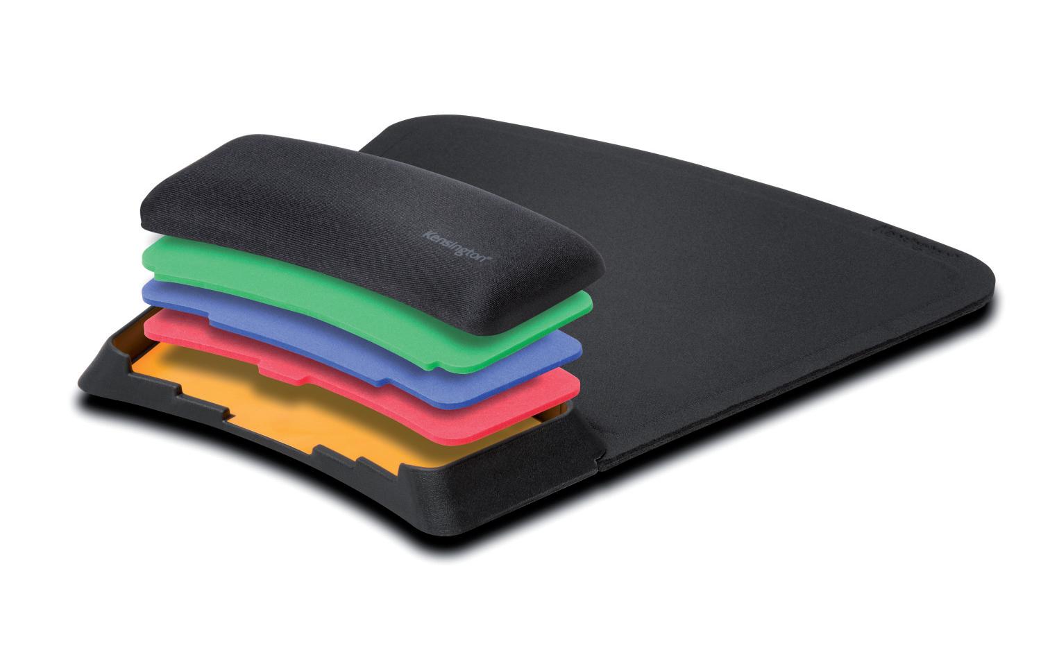 Kensington Mausmatte mit Handgelenkauflage – SmartFit – verstellbar – schwarz