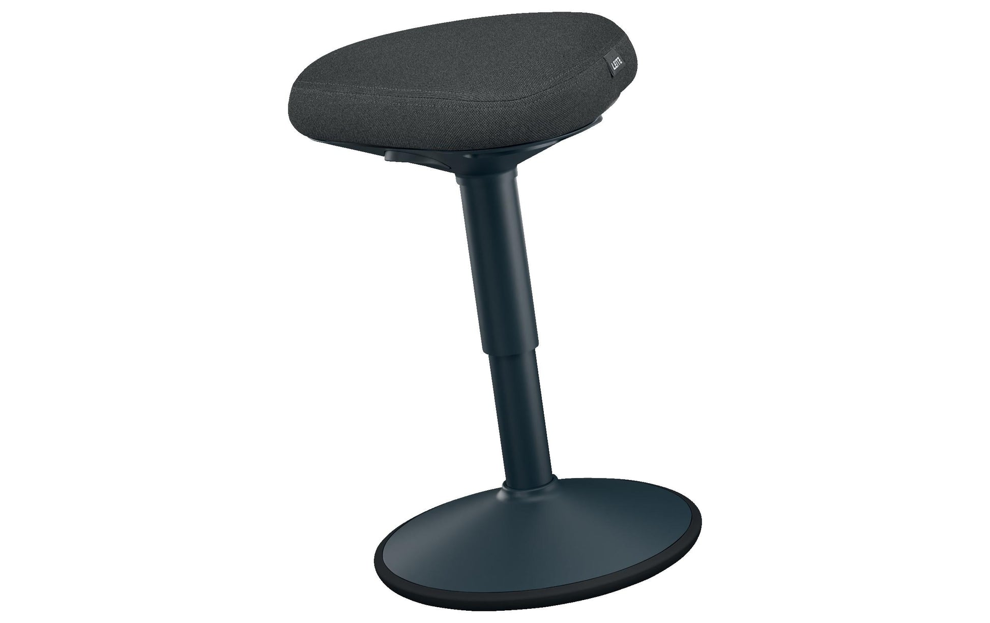 Leitz Hocker Ergo Active – Sitzhöhe 46 cm, 110 kg, Dunkelgrau
