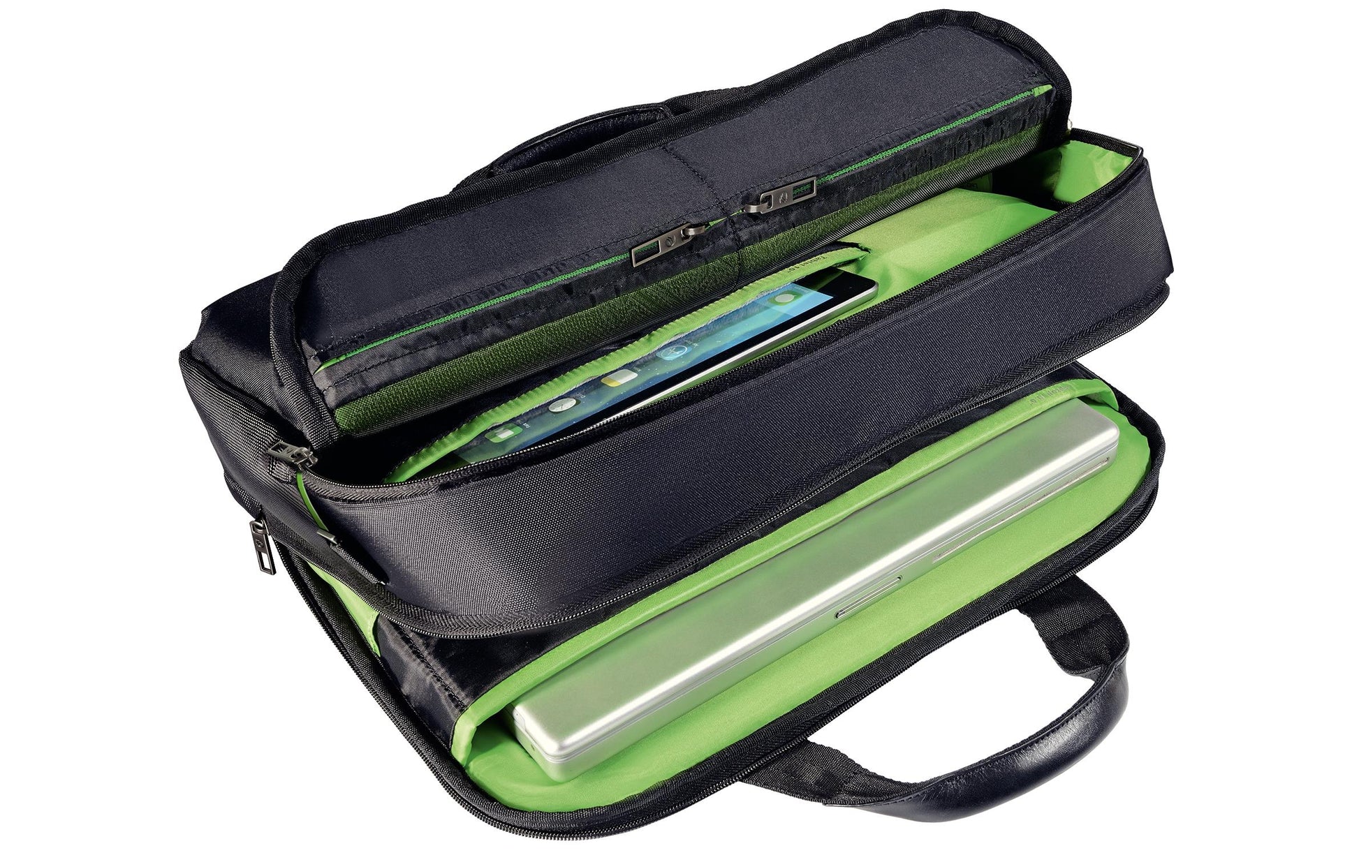 Leitz Notebook-Tasche bis 15,6" – wasserfest, Trolleybefestigung – Schwarz