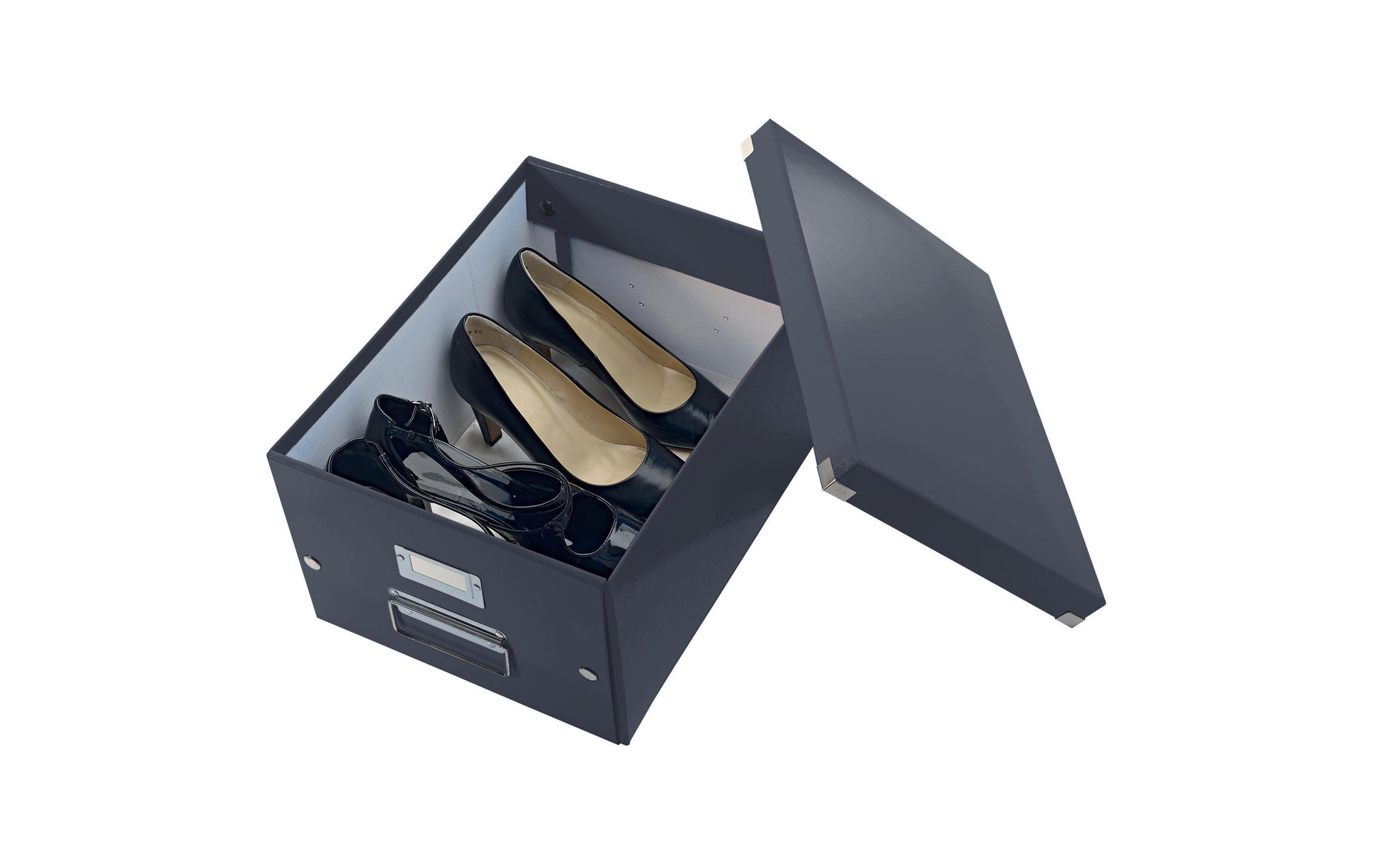 Leitz Click&Store Archivschachtel A4 – 281 × 200 × 370 mm, schwarz, Karton