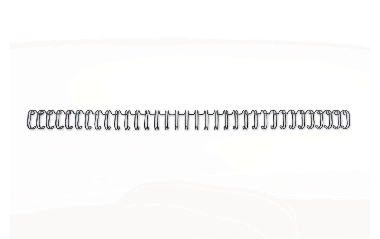 GBC Bindedisc-Ringe – für A4 – Ø 8 mm, schwarz, Draht – 100 Stk.