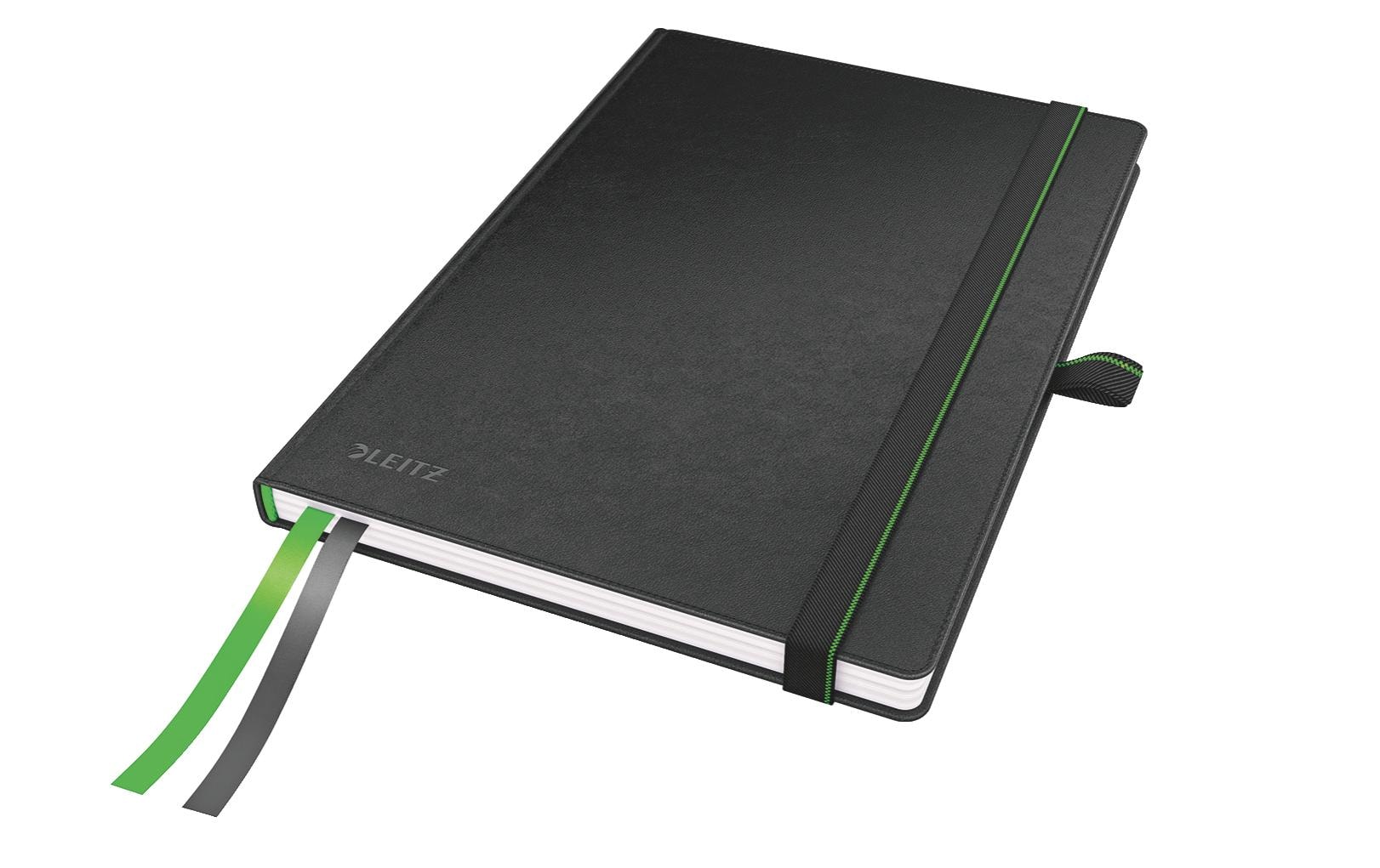 Leitz Notizbuch – A5 – liniert – 80 Seiten – 100 g/m² – Hardcover, schwarz, FSC