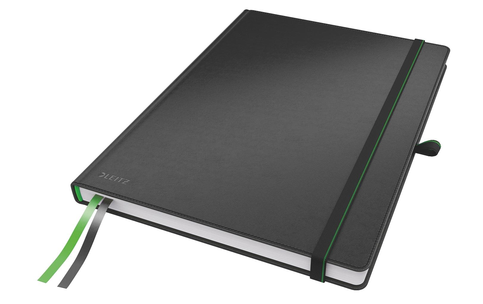 Leitz Notizbuch – A4 – liniert – 80 Seiten – 100 g/m² – Hardcover, schwarz