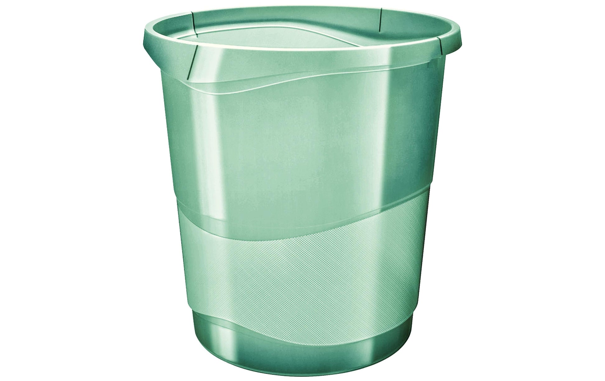 Esselte Papierkorb – 14 l – Kunststoff (PP), rund – grün