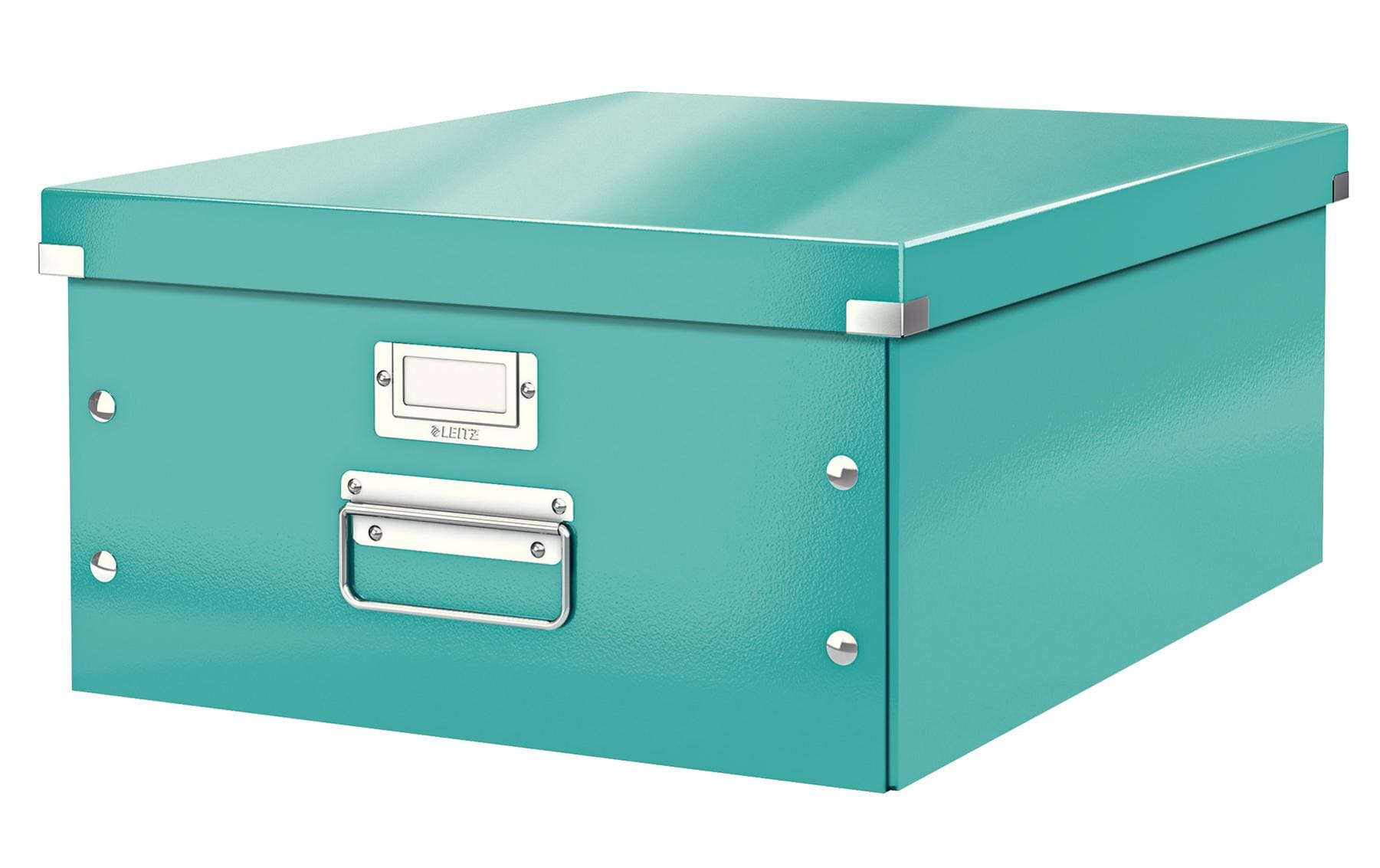 Leitz Click&Store Aufbewahrungsbox 30 l – für A3, mit Deckel, türkis, Karton