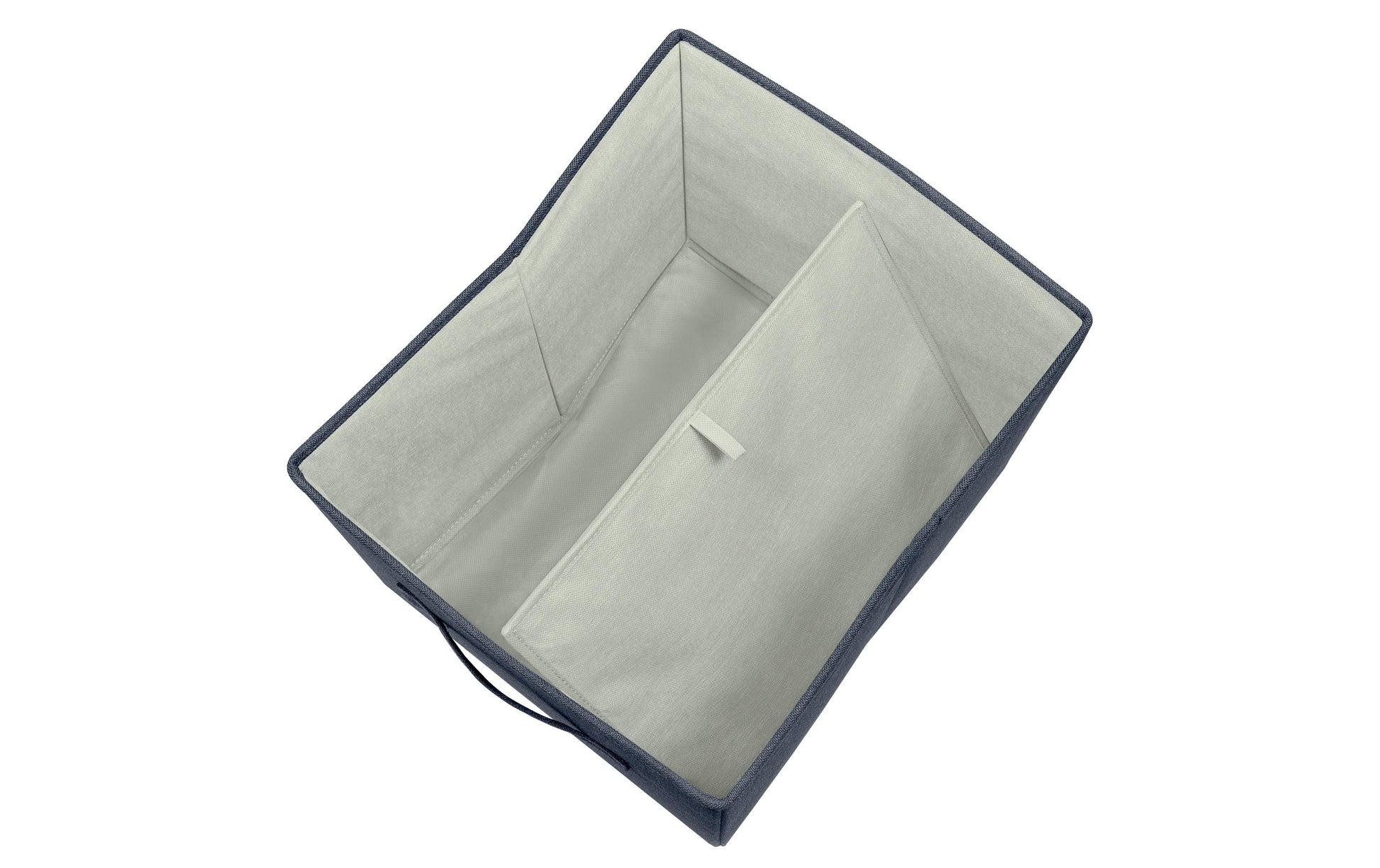 Leitz Klappbox – faltbar – Karton/Stoff – grau – 330 × 325 × 380 mm – Set 2-teilig