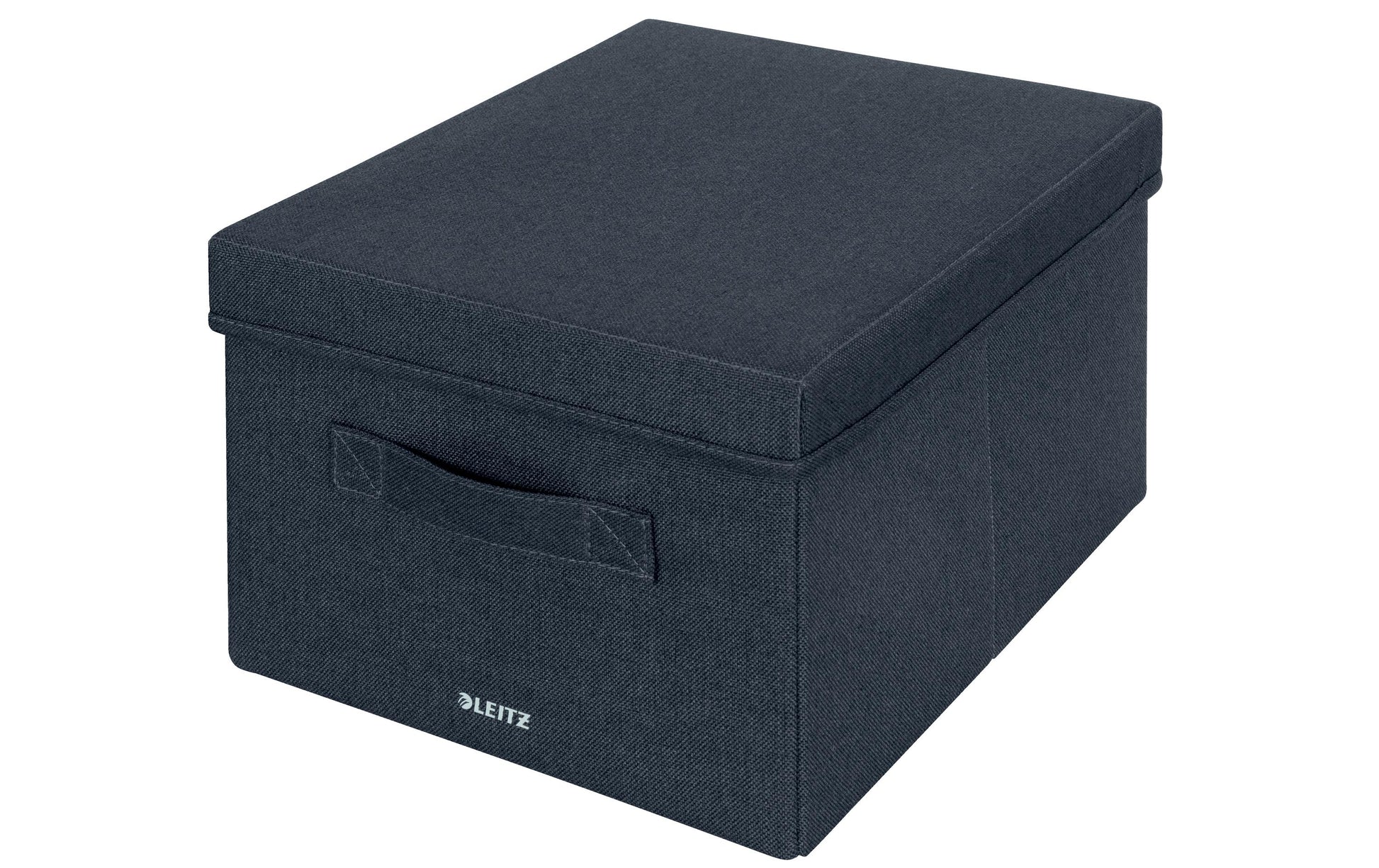 Leitz Faltbox 22 l – faltbar – Karton – dunkelgrau – 285 × 203 × 380 mm – 2 Stück