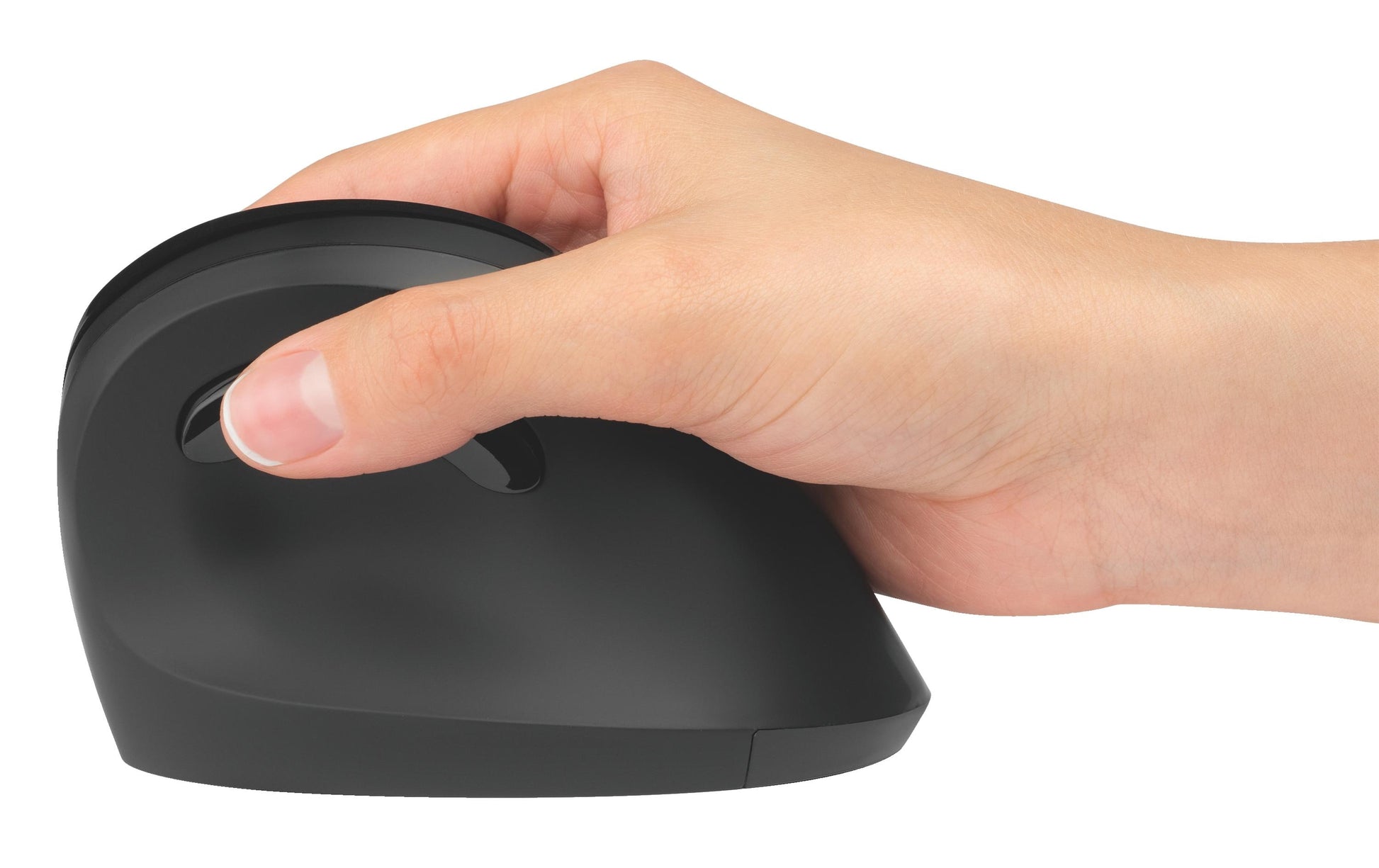 Kensington Pro Fit Ergo Ergonomische Maus – kabellos, vertikal, schwarz