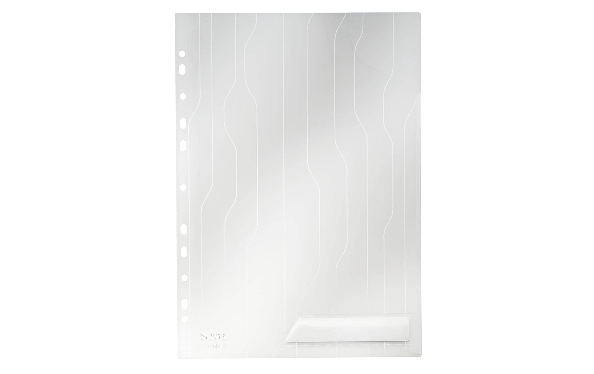 Leitz Sichtmappe A4 – Transparent, Kunststoff, Matt, 200 µm, 5er-Pack