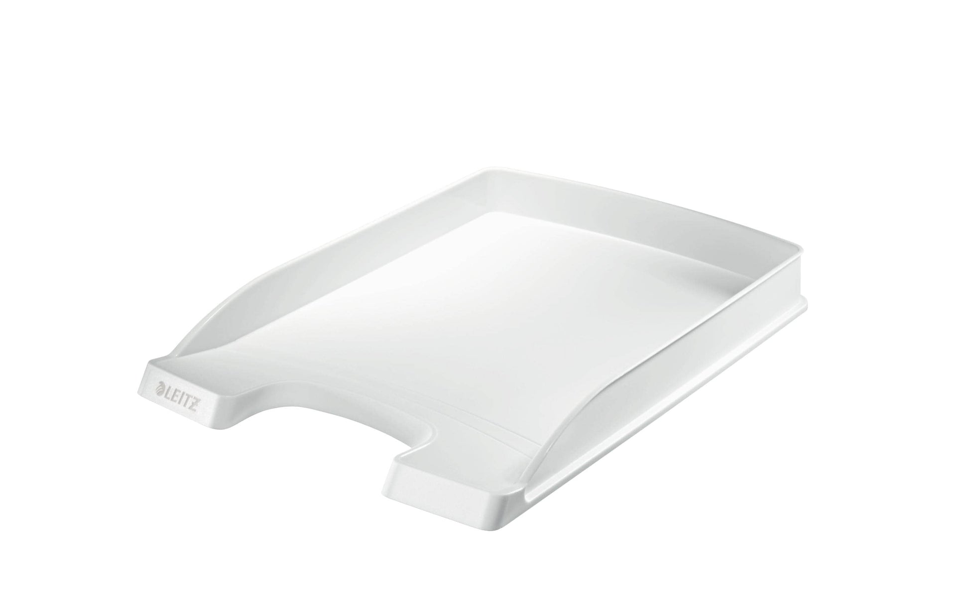 Leitz Briefkorb – mit Beschriftungsfeld, matt, weiss, B 255 × H 35 × T 357 mm, Serie Slim