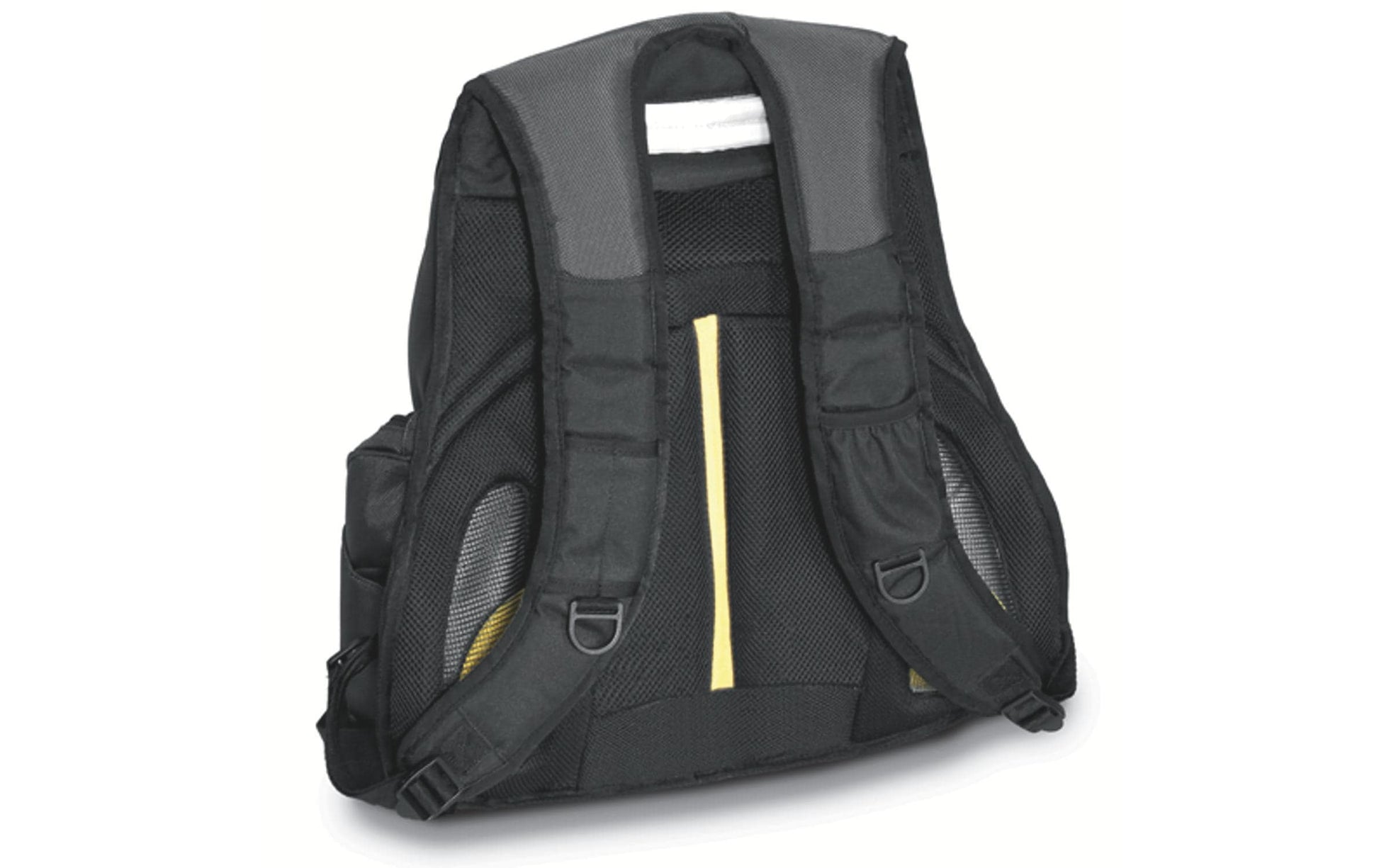 Kensington Notebook-Rucksack Contour – für 16", mit Flaschenhalter, Polyester – Schwarz, 500 × 360 × 220 mm