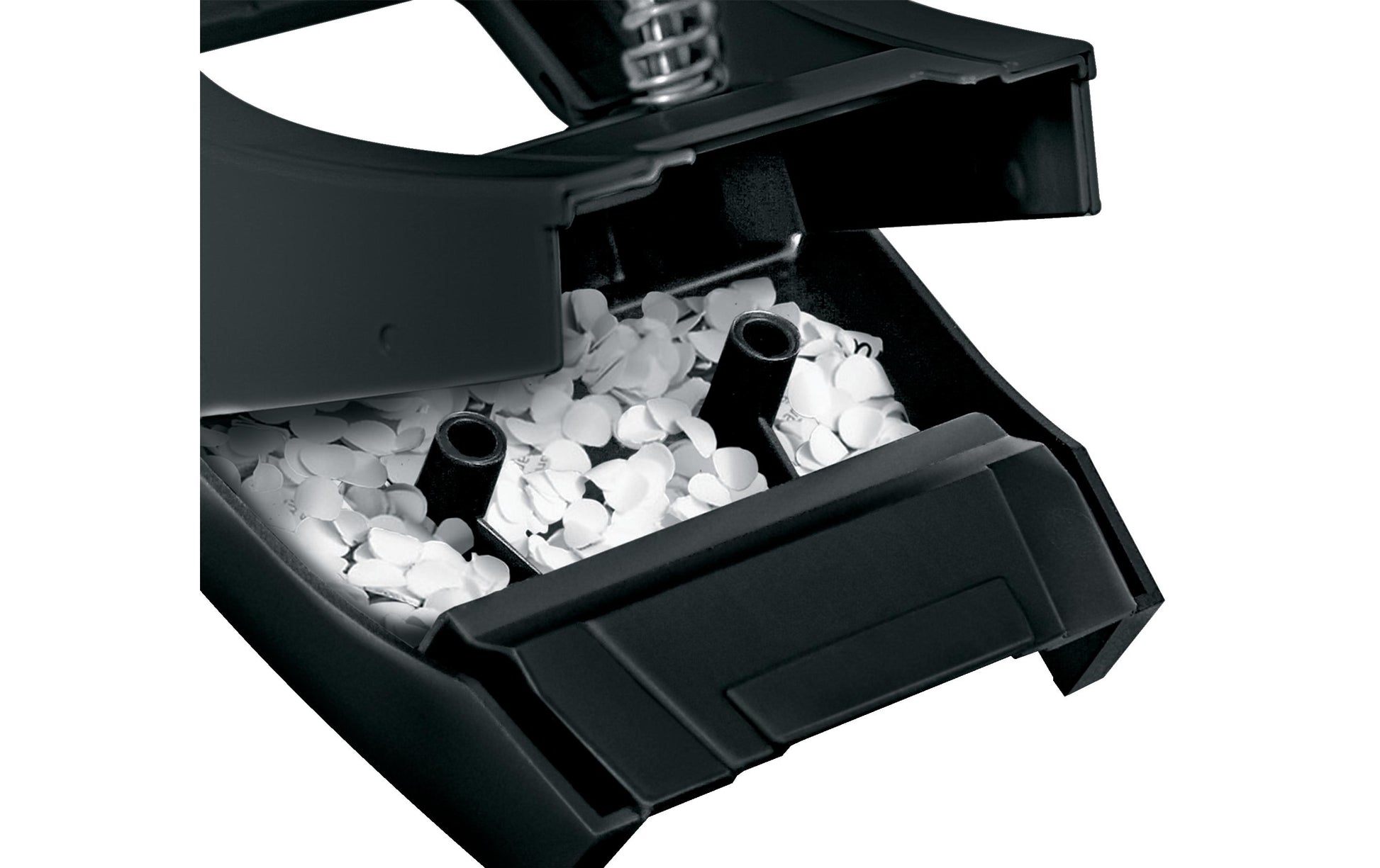 Leitz Mini-Locher NeXXt Recycle – 2-Loch, Lochabstand 80 mm, 10 Blatt, bis A4, Ø5,5 mm – Schwarz