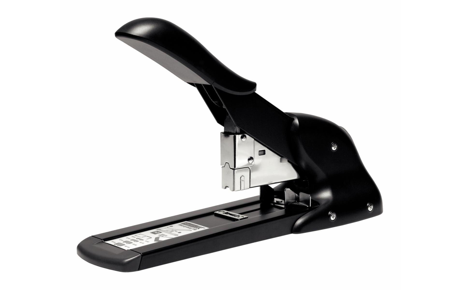 Rapid HD110 – Blockhefter, für 9/8, 9/10, 9/12 usw., verstellbarer Papieranschlag, Einlegetiefe 66 mm